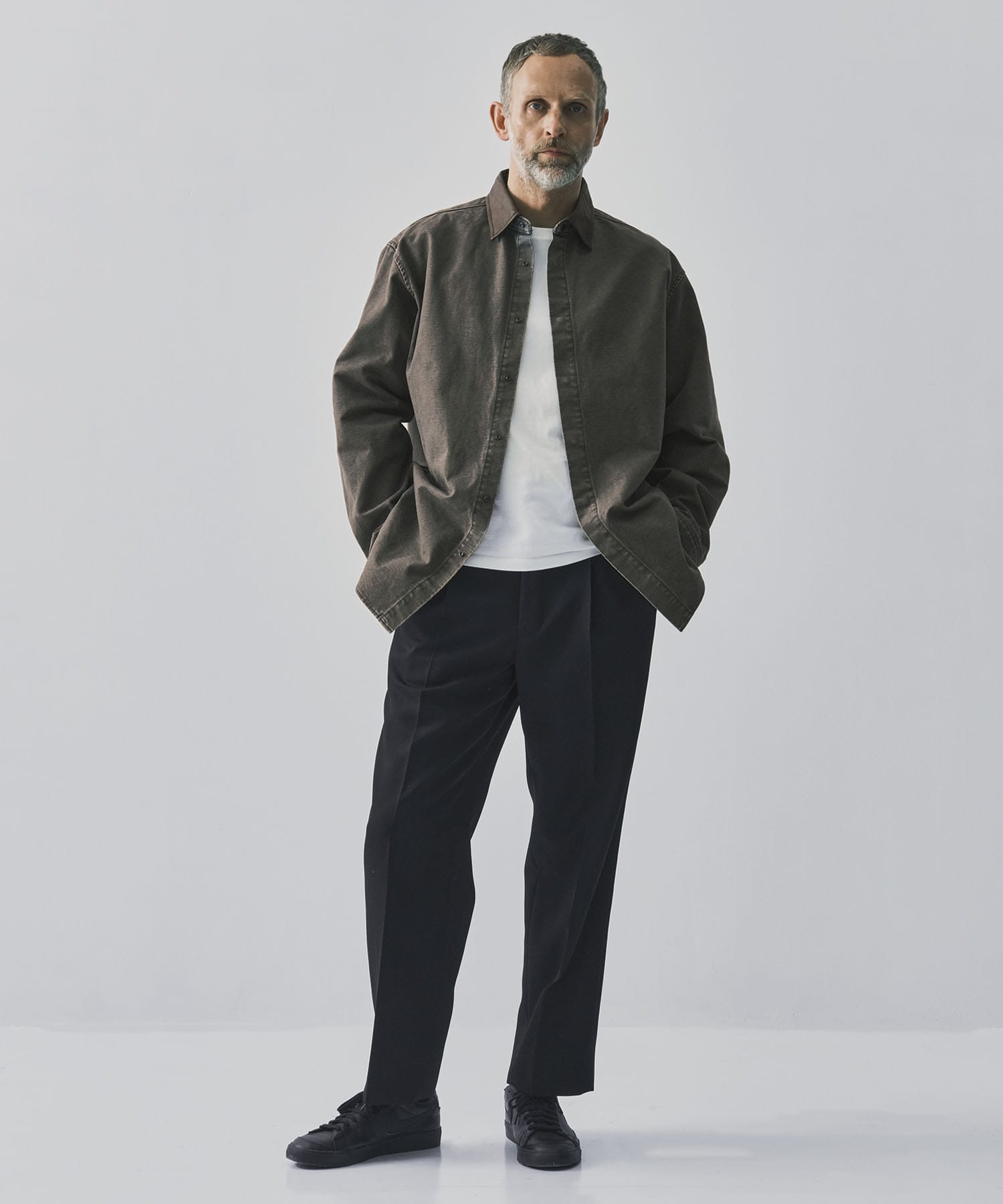 別注襟切替シャツ DUCK N.HOOLYWOOD