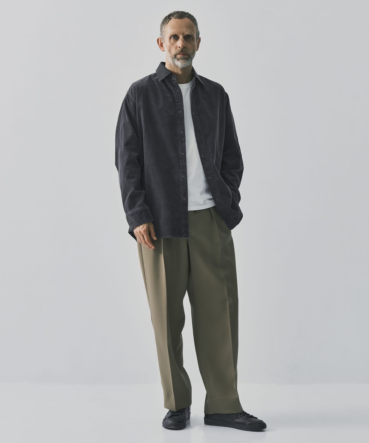 別注襟切替シャツ CORDUROY N.HOOLYWOOD