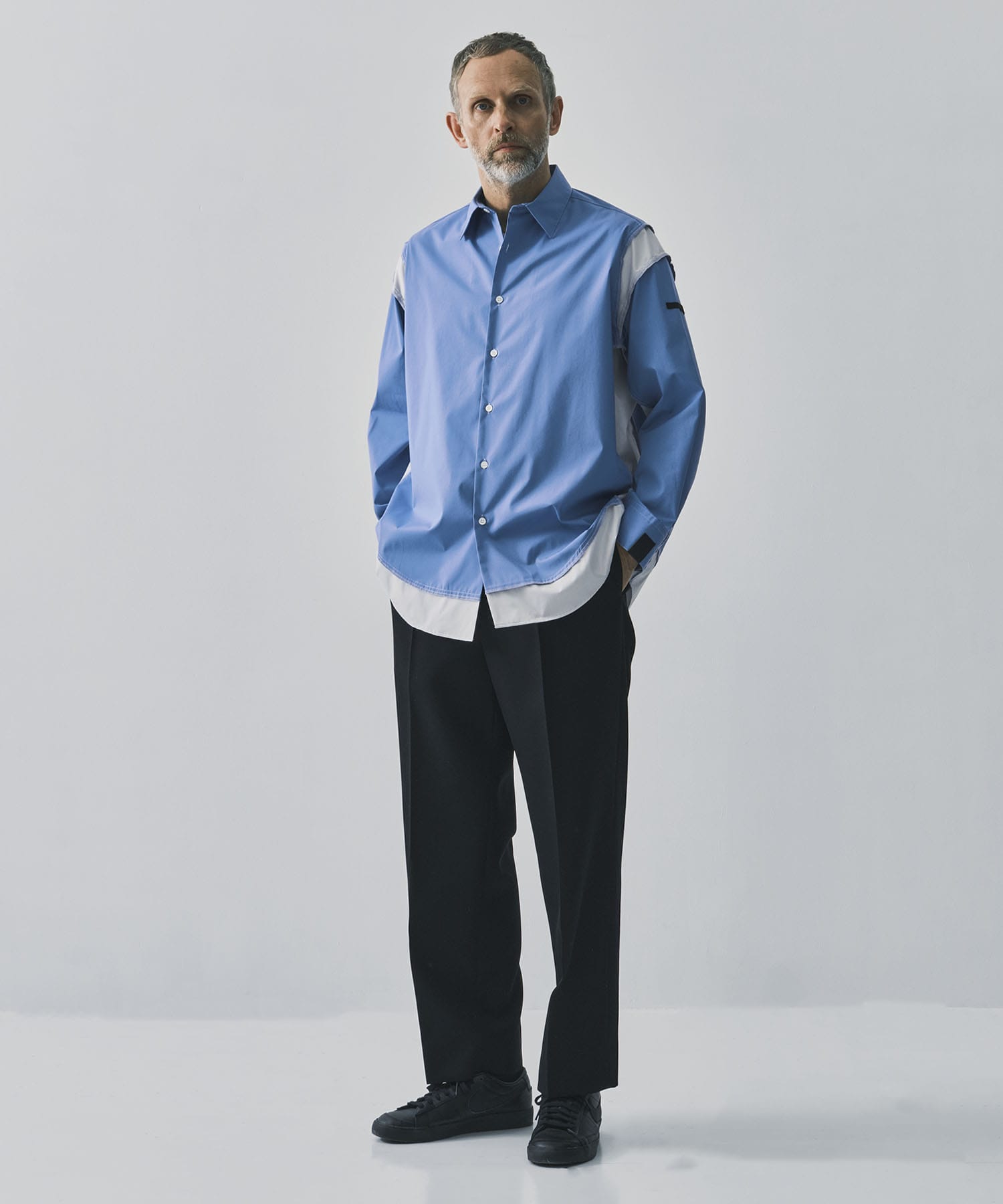 別注切替シャツ N.HOOLYWOOD