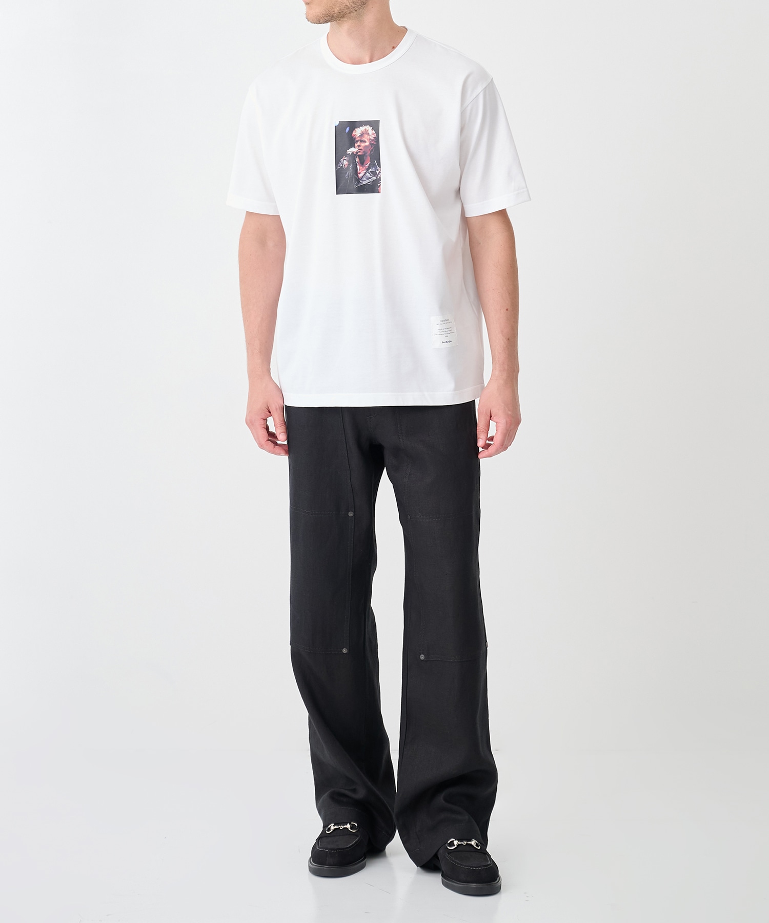 別注NEW CLASSIC WORK JEANS BLACK LINEN TANAKA