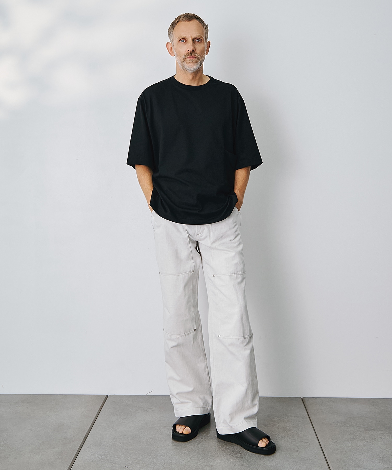 別注NEW CLASSIC WORK JEANS NATURAL LINEN TANAKA