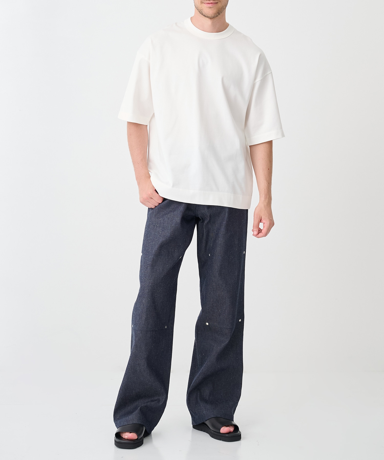 別注NEW CLASSIC WORK JEANS INDIGO LINEN TANAKA