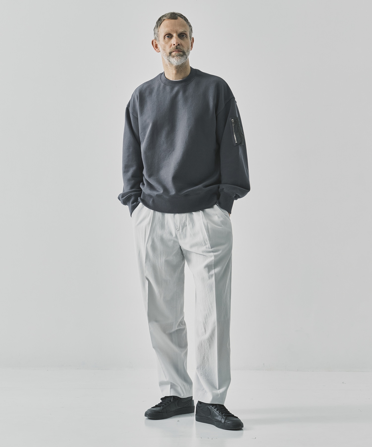 【イレニサ】別注ONE TUCKS STRAIGHT TROUSERS IRENISA