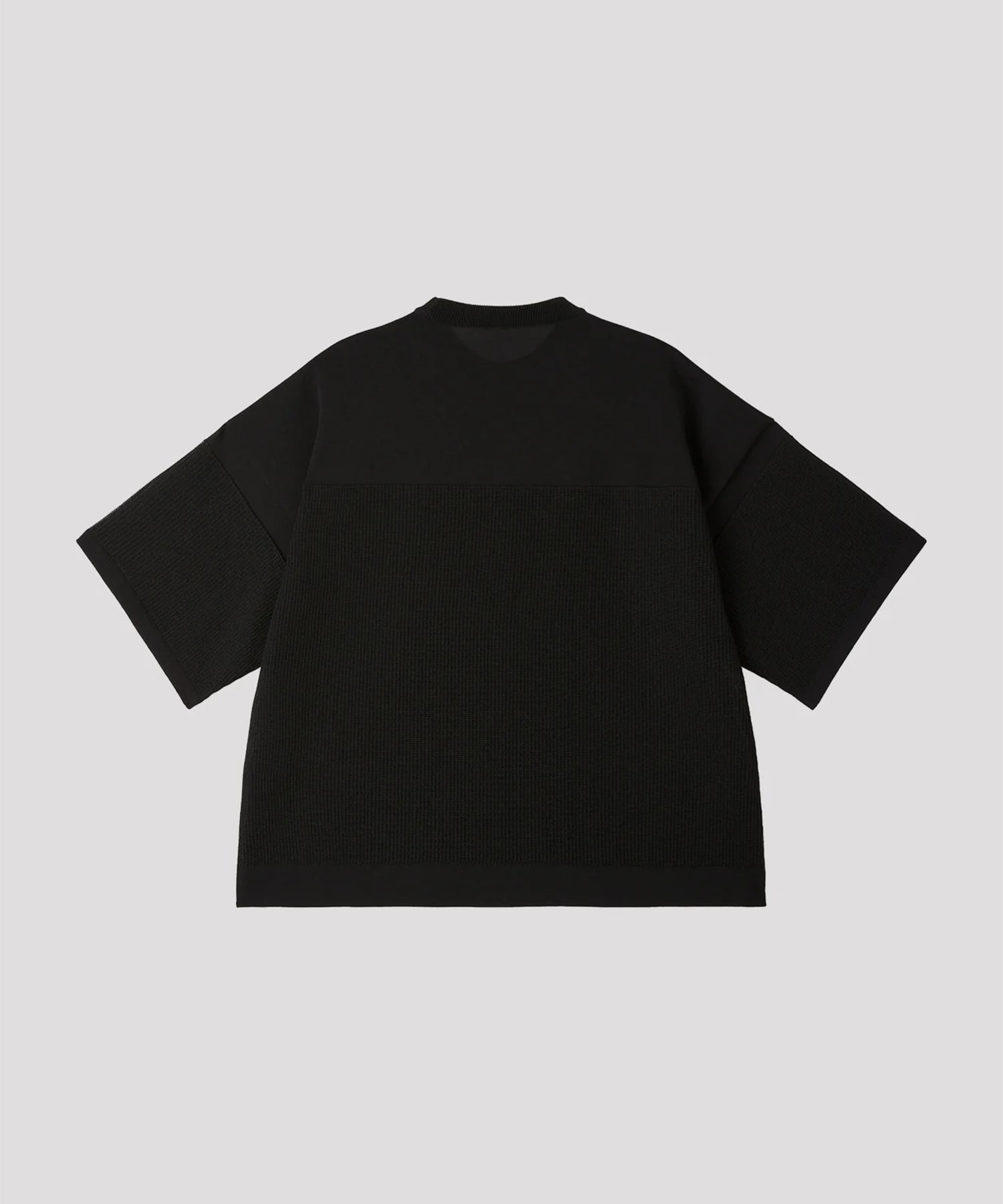 WAFFLE LUCENT SHORT SLEEVE TEE SHIRT 