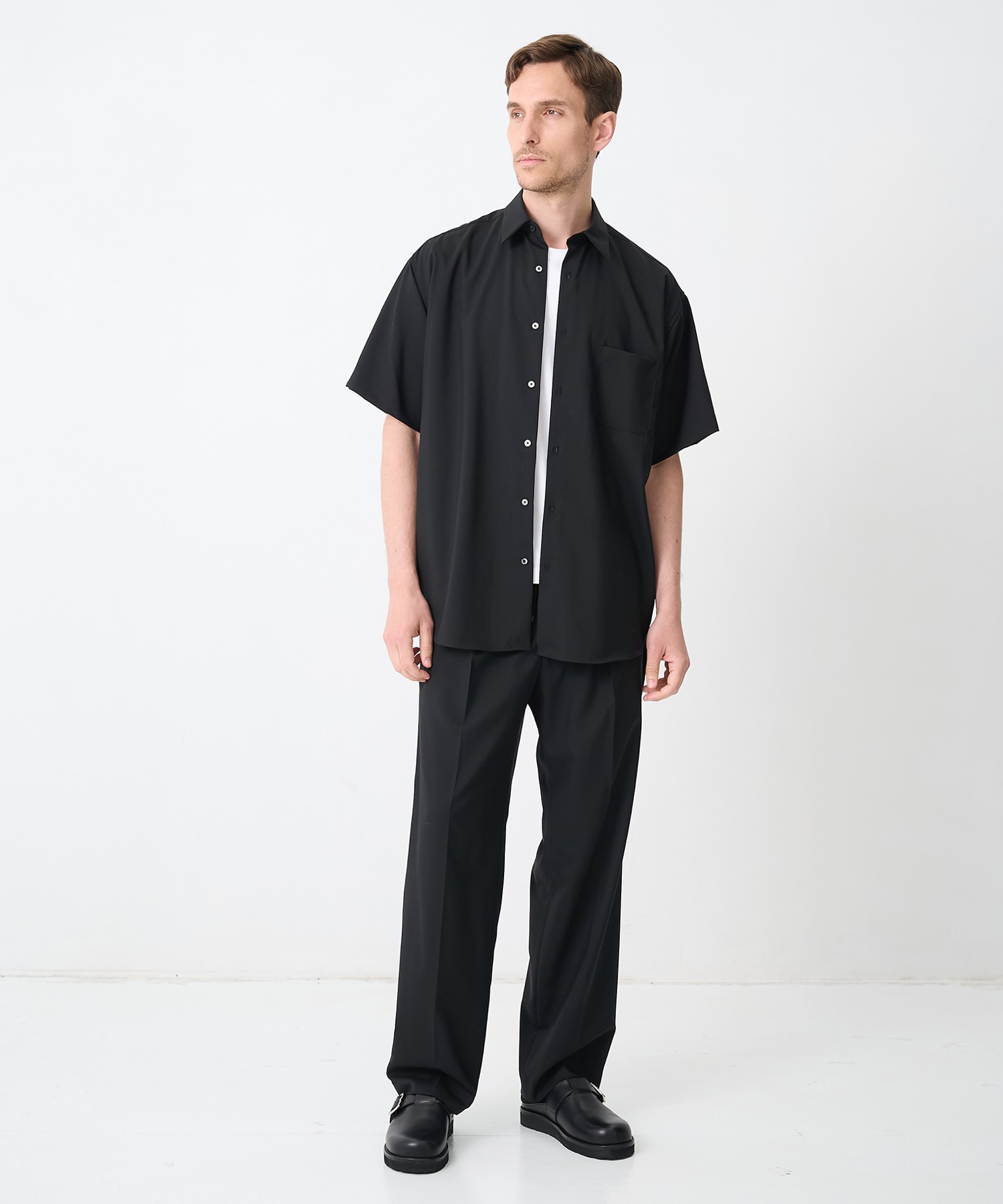 A26B04PT01C ONE TUCK TAPERED EASY PANTS MARKAWARE