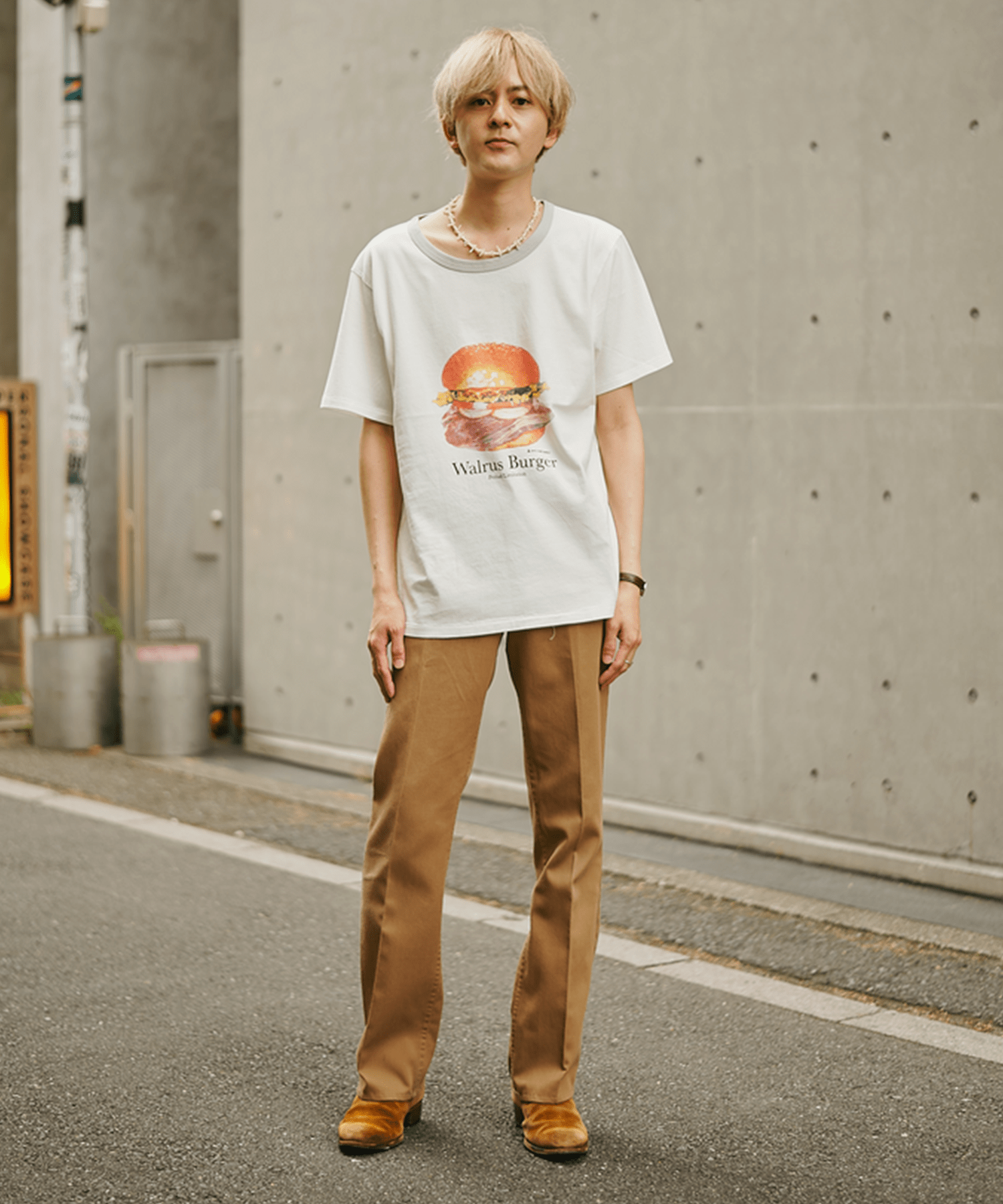 【エヌハリウッド】〈別注〉 復刻 HUMBURGER T-SHIRT N.HOOLYWOOD