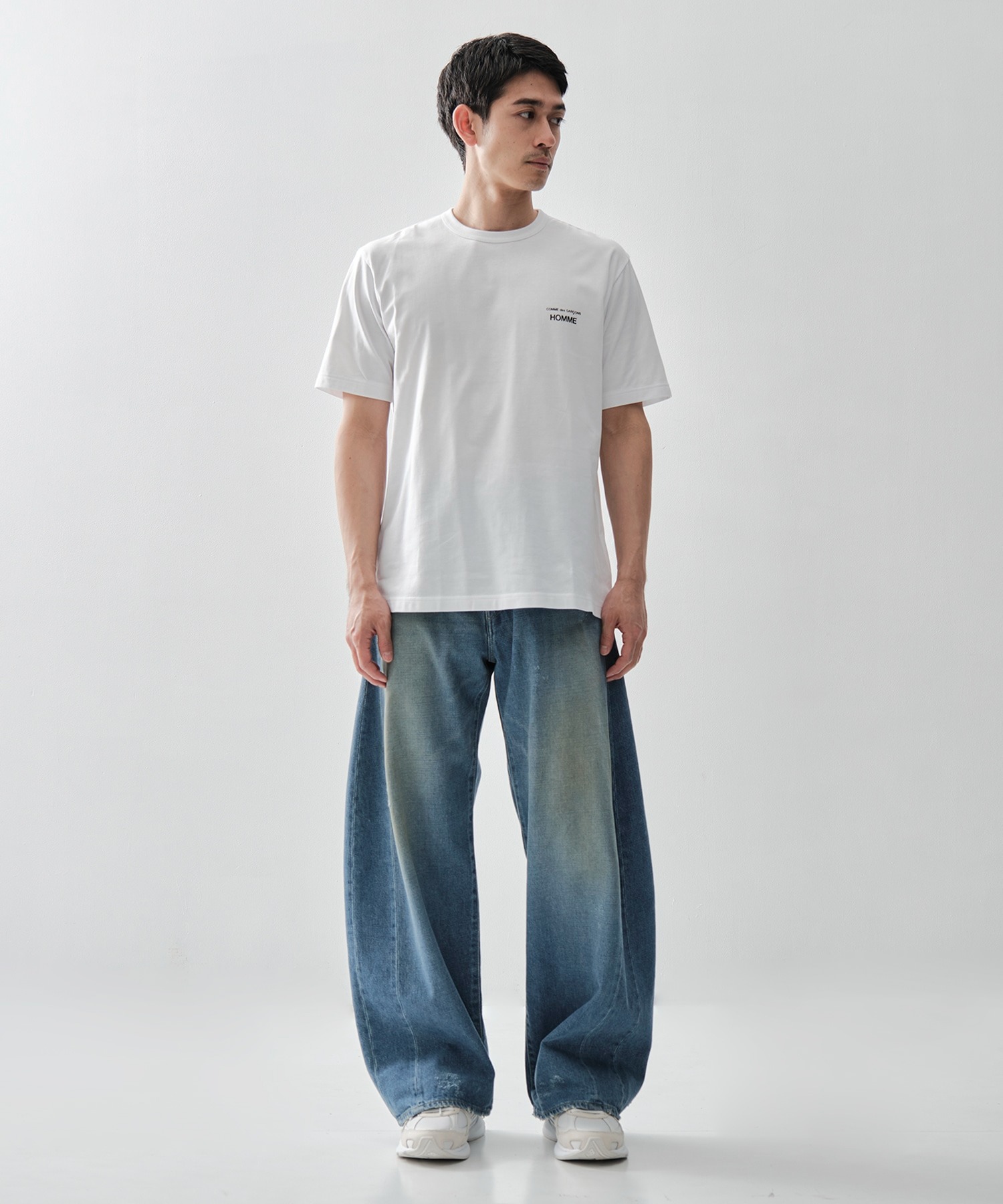 【シュタイン】ST.1563 DEFORMATION WIDE DENIM PANTS ssstein