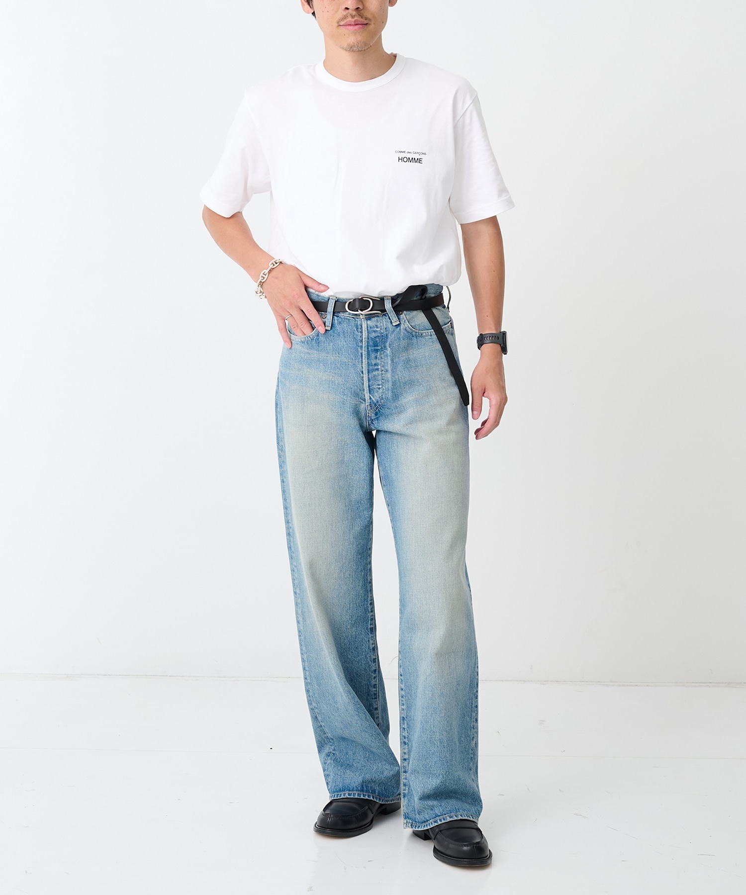 【シュタイン】ST.1566 LOOSE DENIM PANTS ssstein