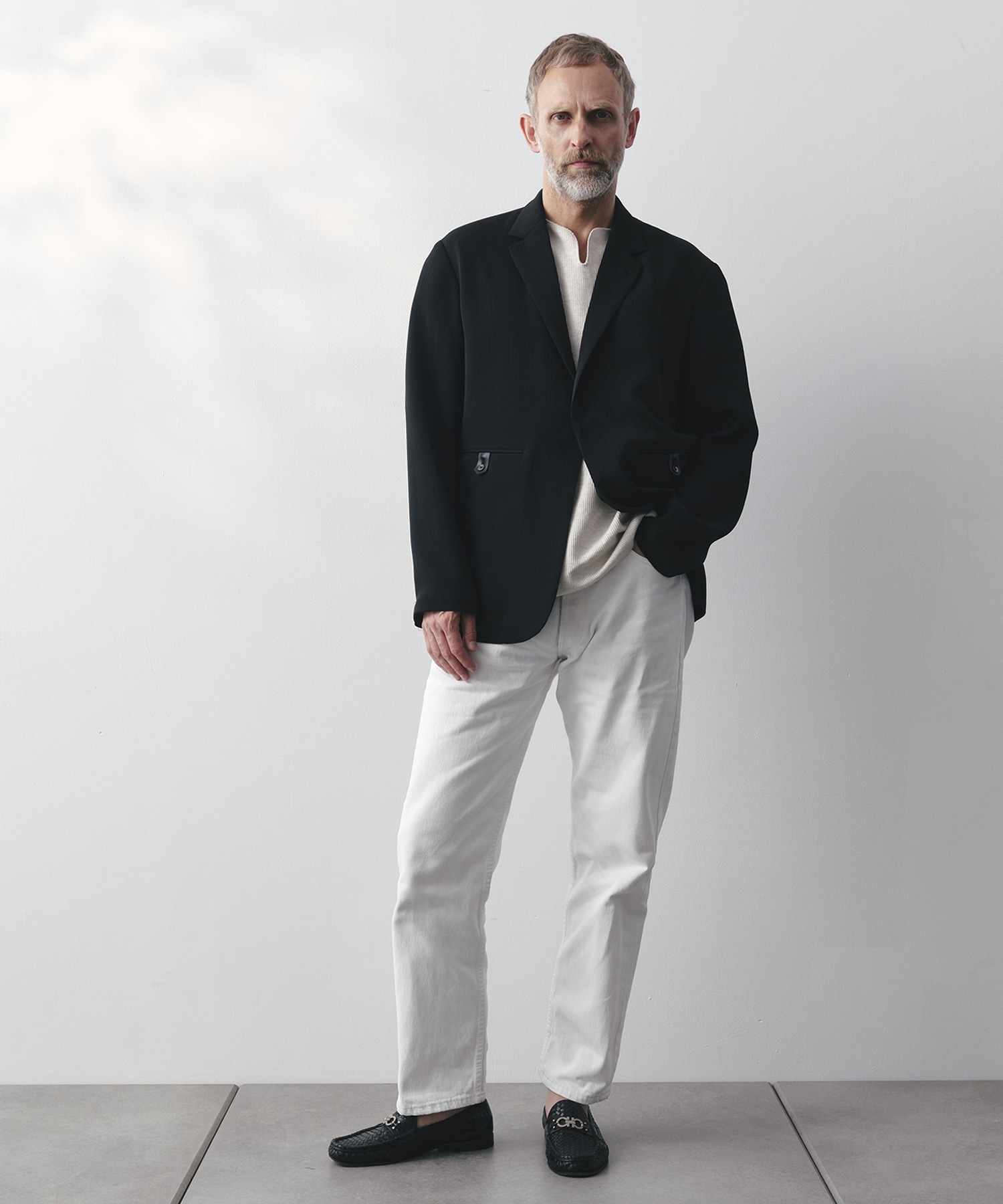 SILK α Pleats Summer Jacket SILK α