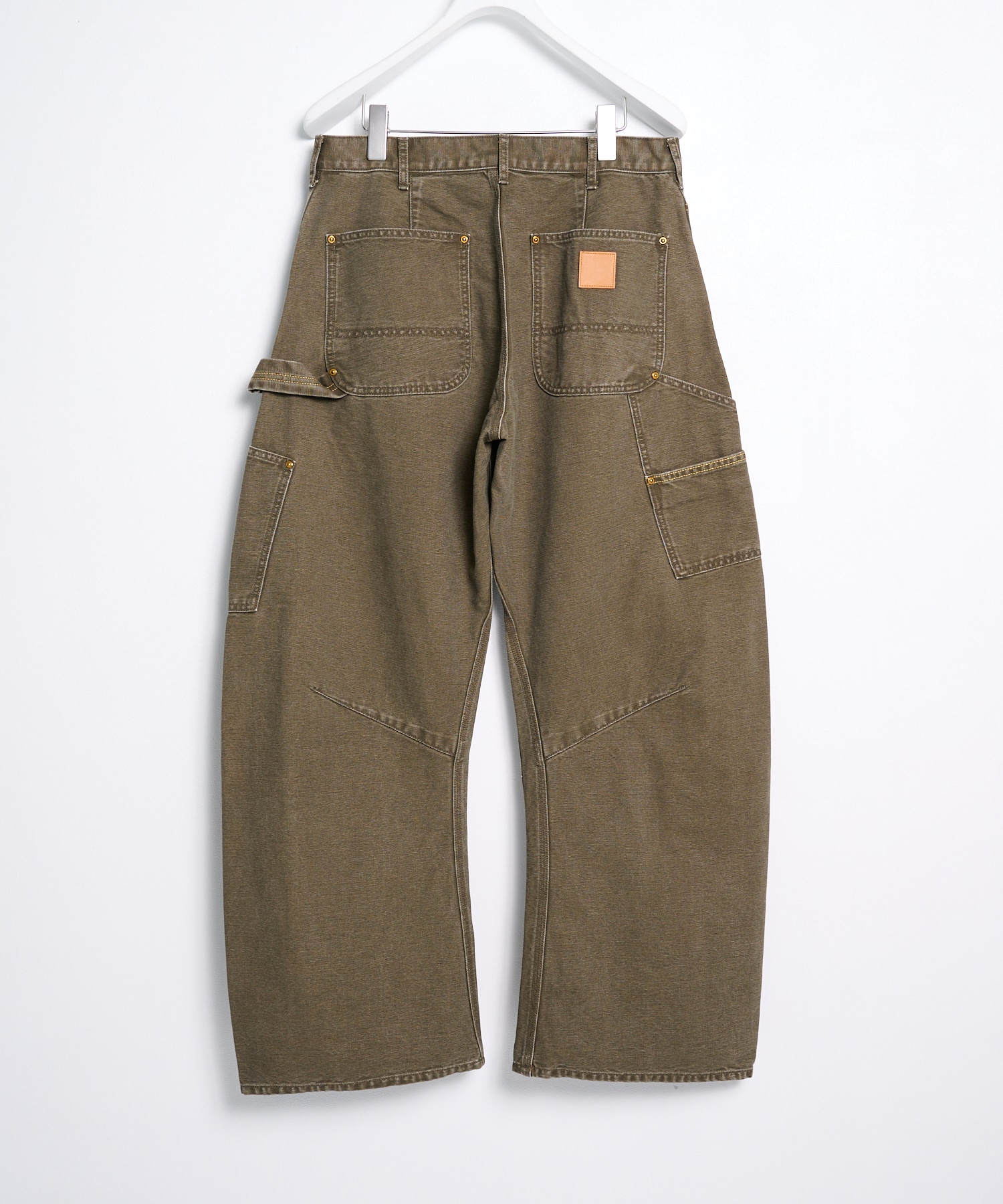 26fw-p-10 3D cutting painter pants KHOKI