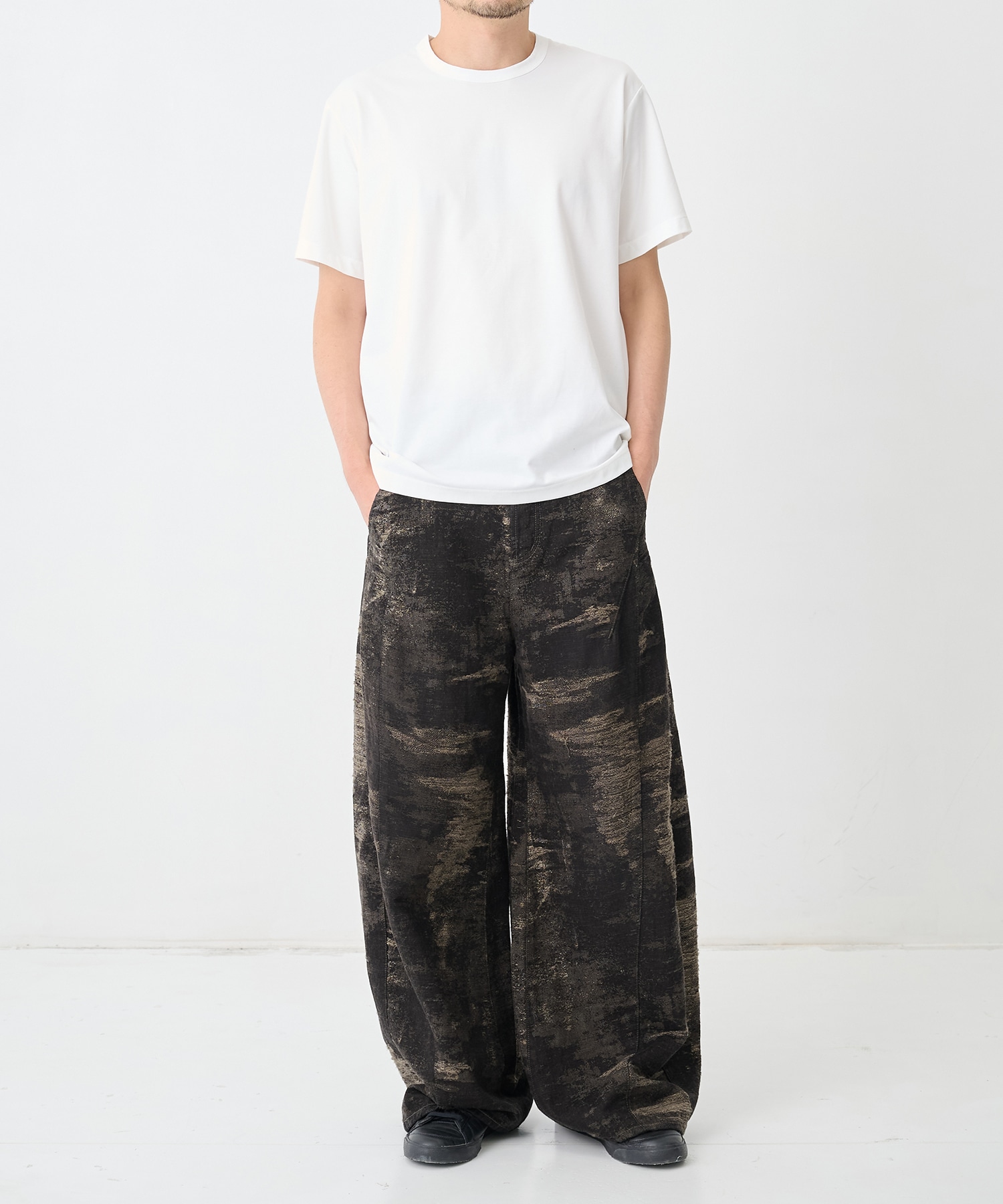 【ターク】TA26AW-PT035 DENIM CURVED PANTS TAAKK