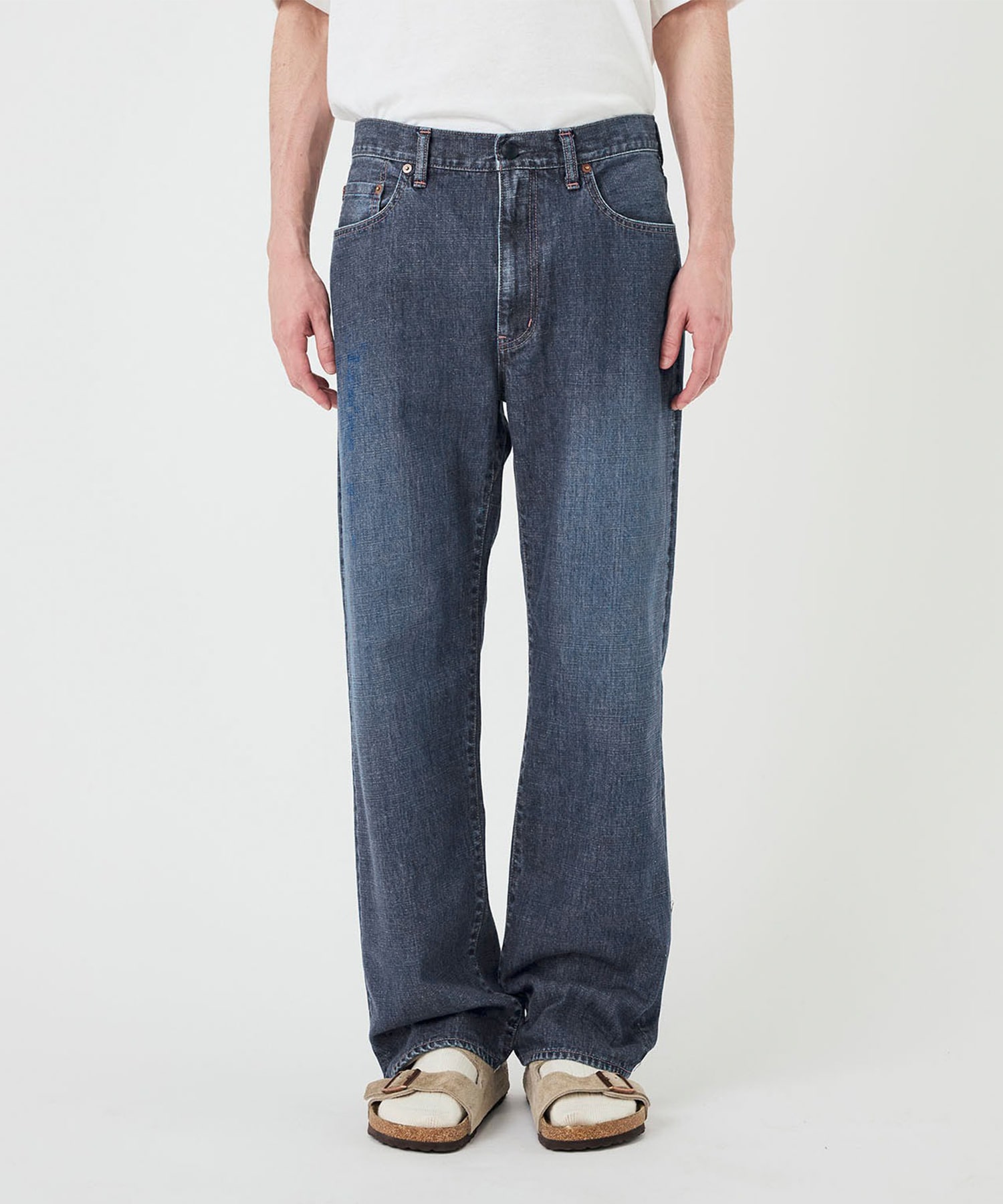 S26FC076 Selvage Denim Straight Pants nanamica