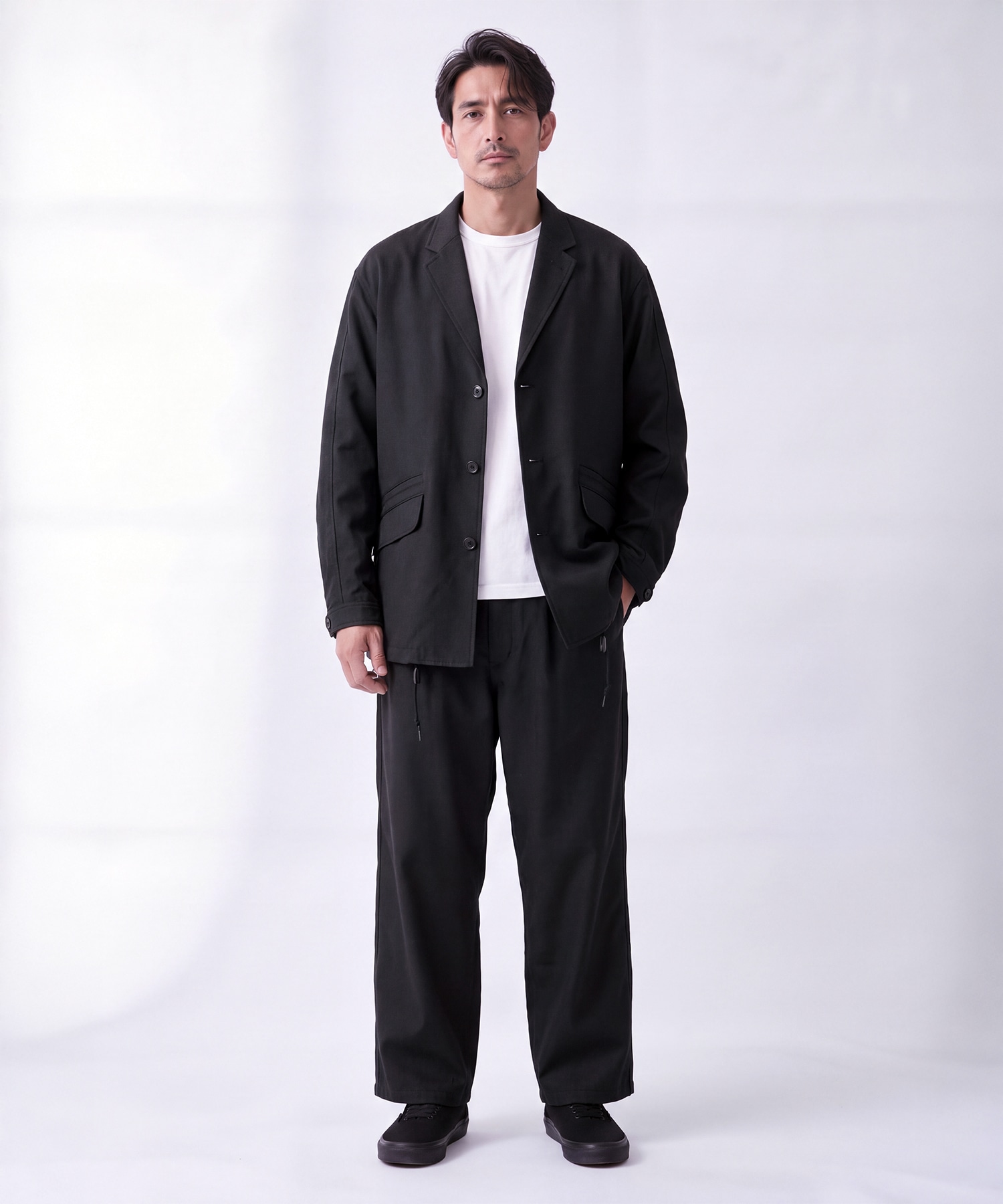 【コムデギャルソンオム】HR-P002-051 PE Twill Easy Pants COMME des GARCONS HOMME
