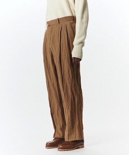 A26C16PT01C DOUBLE PLEATED TROUSERS MARKAWARE