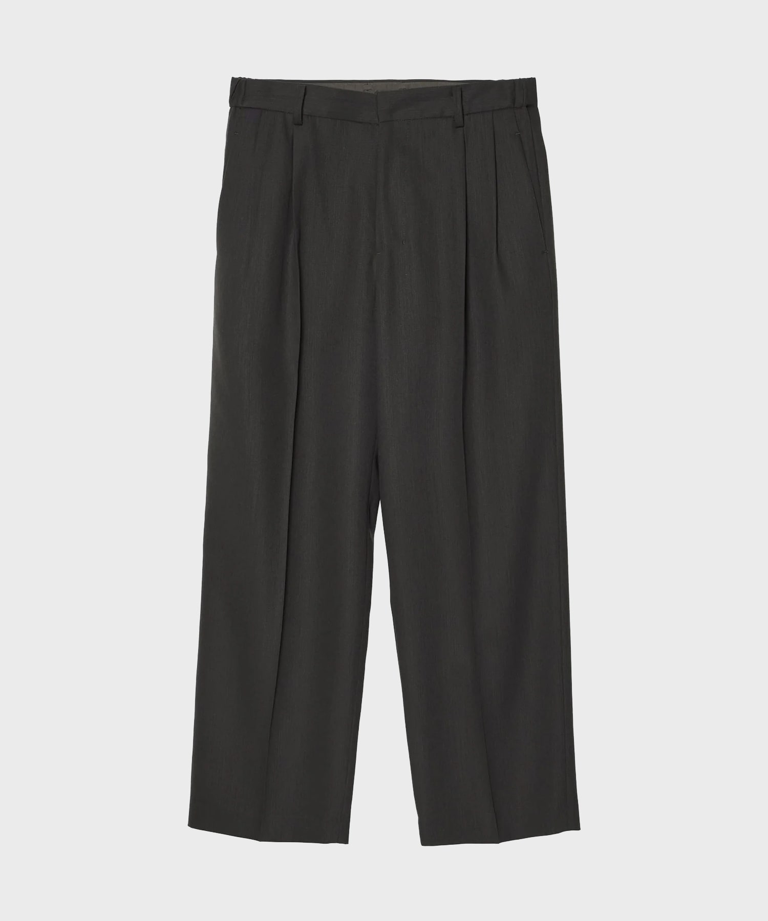 【イレニサ】IH-26FW-P018-NDVT TWO-TUCKS WIDE TROUSERS IRENISA