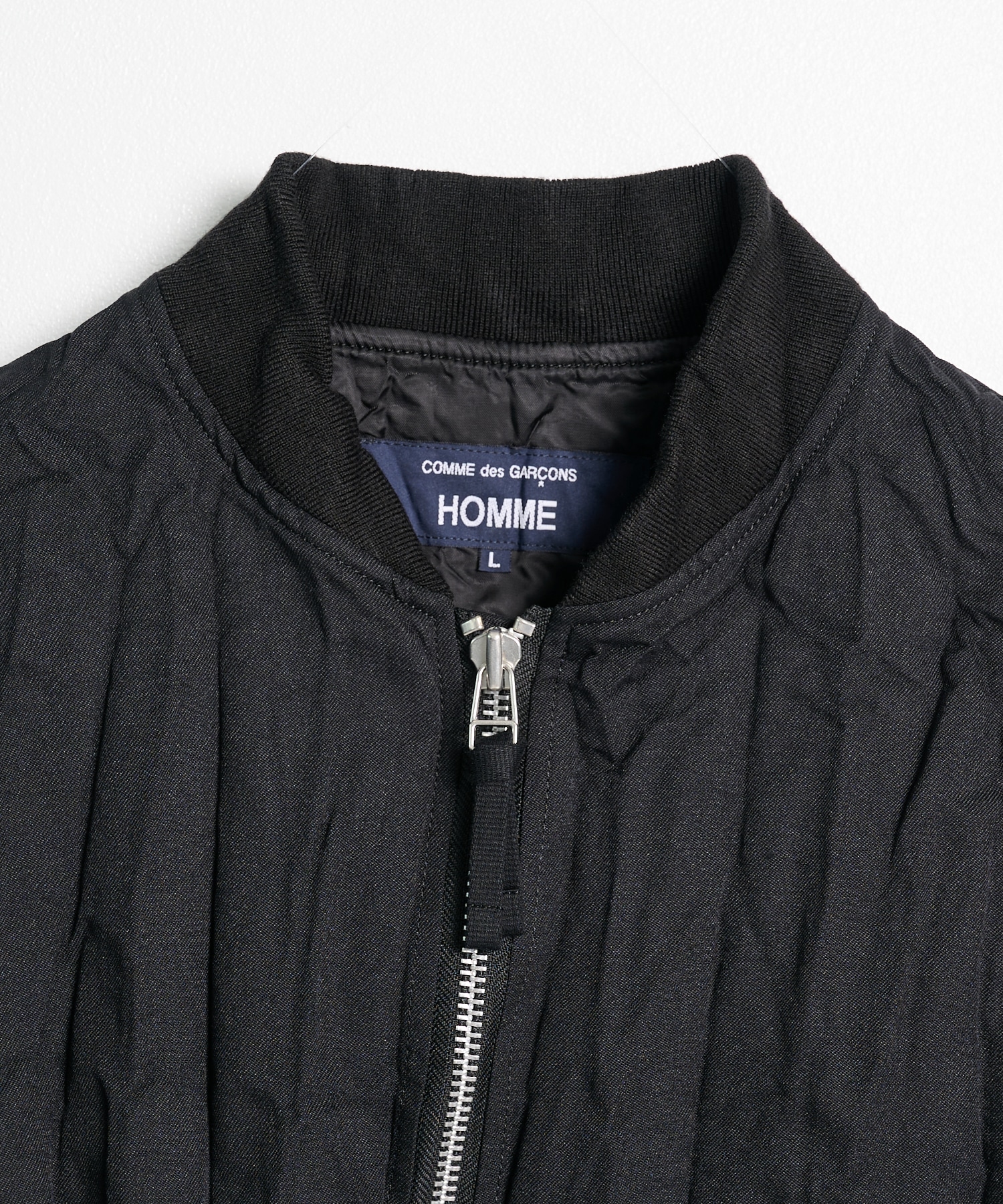 【コムデギャルソンオム】HR-J007-051 PE Wool Twill Washer MA-1 COMME des GARCONS HOMME