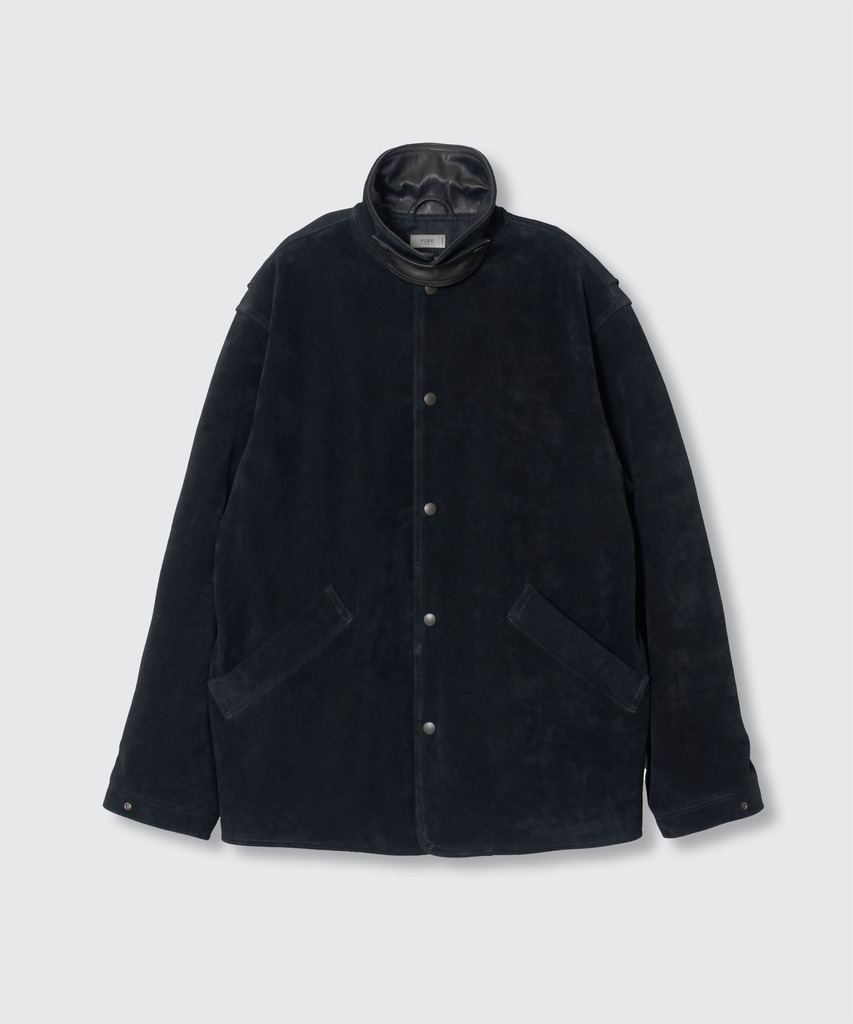 【ヨーク】YK26FW01309B Brushed Cow Suede Work Jacket 