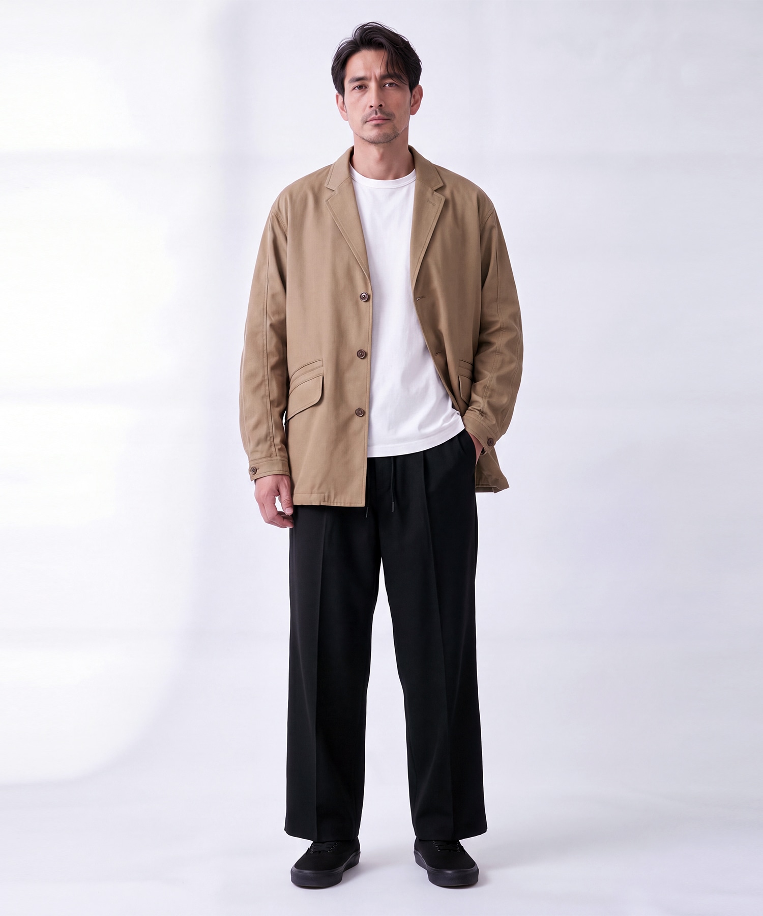 【コムデギャルソンオム】HR-J002-051 PE Twill 3B Easy Jacket COMME des GARCONS HOMME
