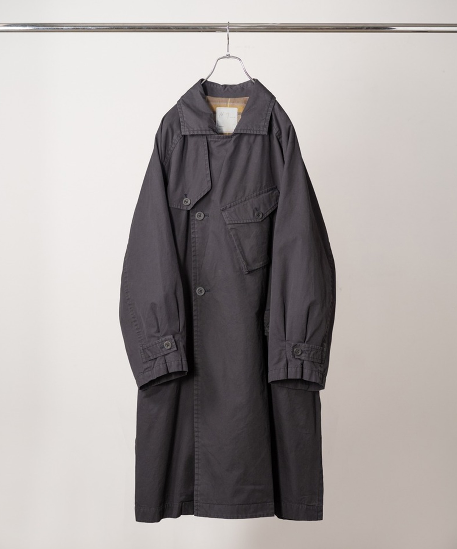 【アンセルム】ANC-JK90 AGING COTTON M.C COAT ANCELLM