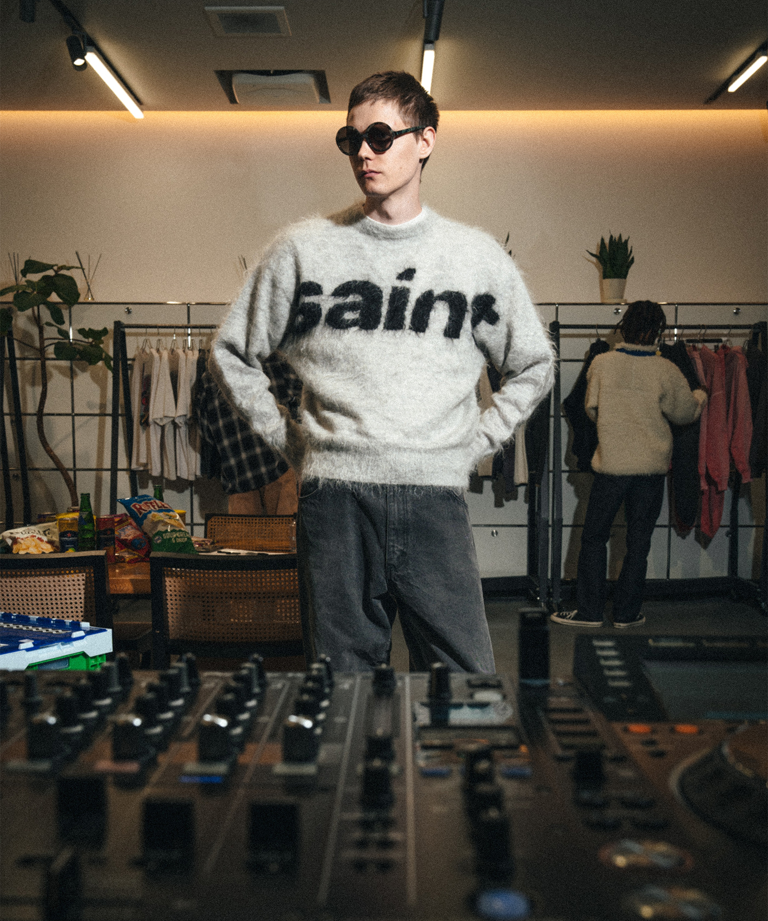 【セントマイケル】SM-MK1-0000-055 Mohair Knit PO SAINT MXXXXXX