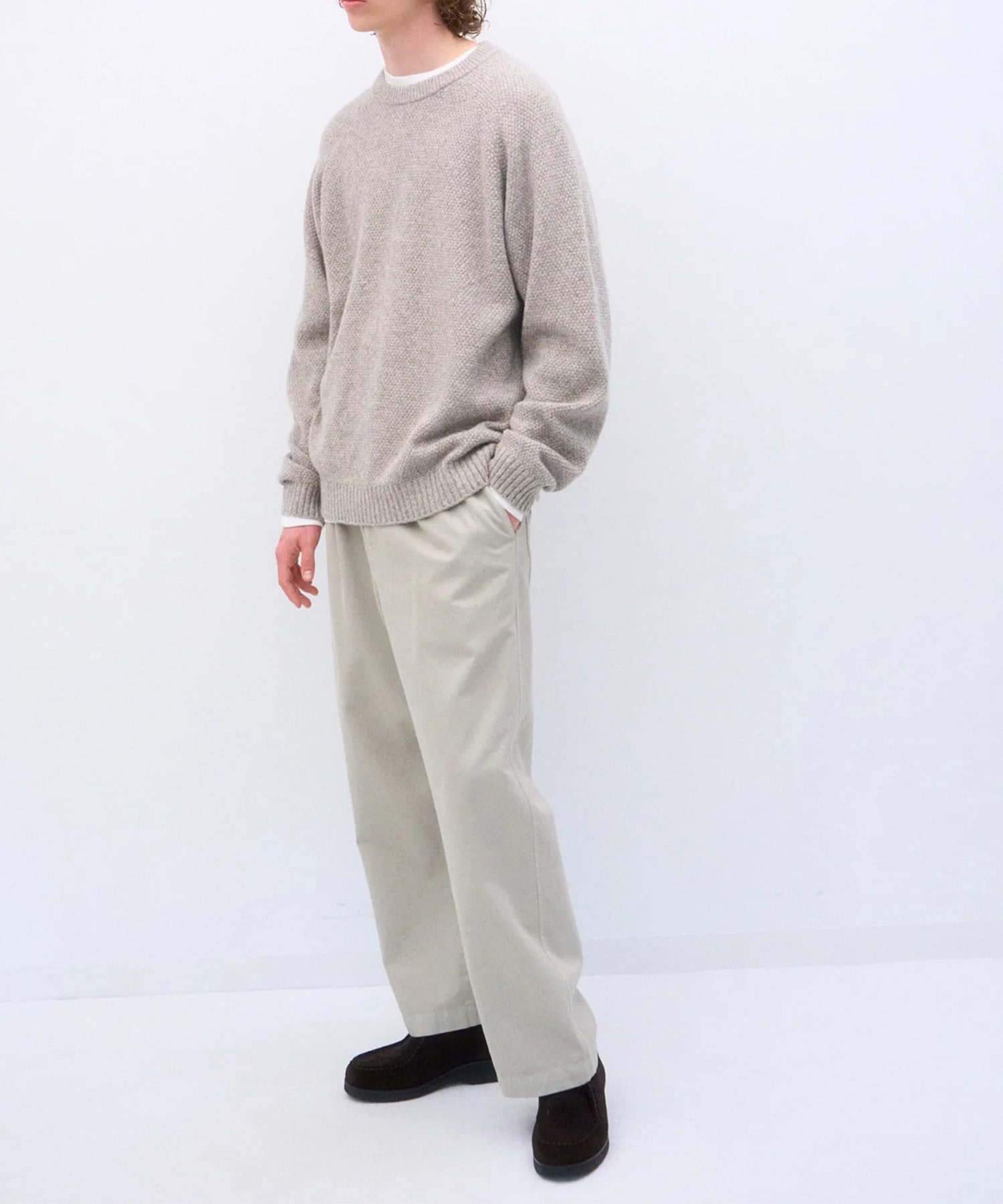 KRAGLW0402 LAMBS WOOL CREWNECK SWEATER ATON