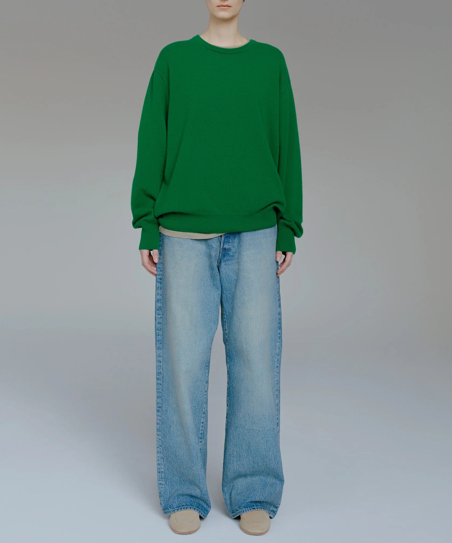【シュタイン】ST.1632 PURE CASHMERE KNIT CREW NECK LS ssstein
