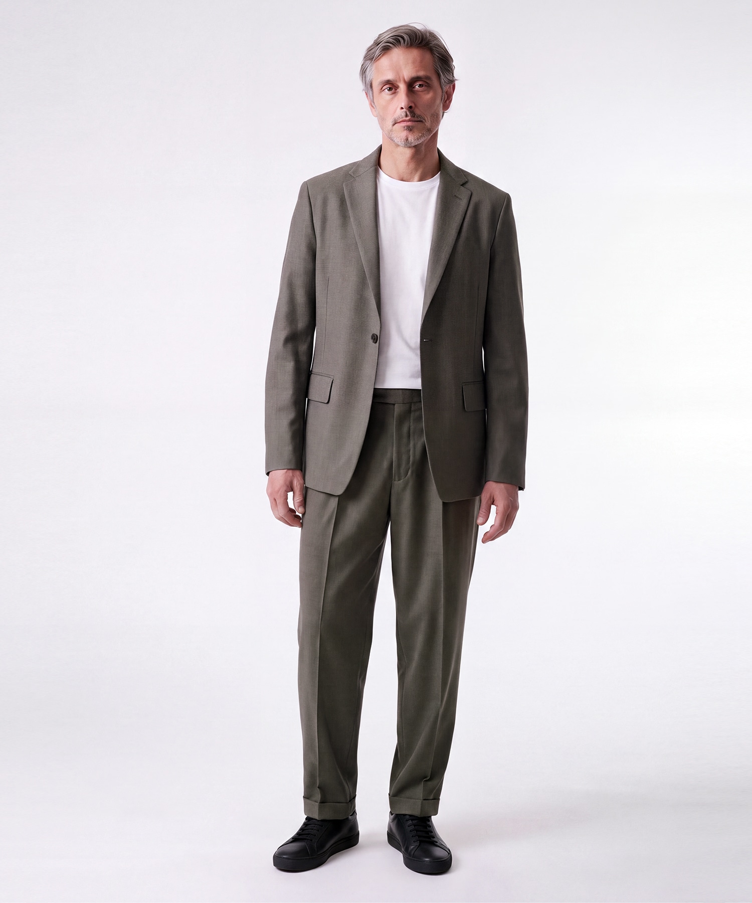 【イレニサ】IH-26FW-P048-NDF TWO-TUCKS TAPERED TROUSERS IRENISA