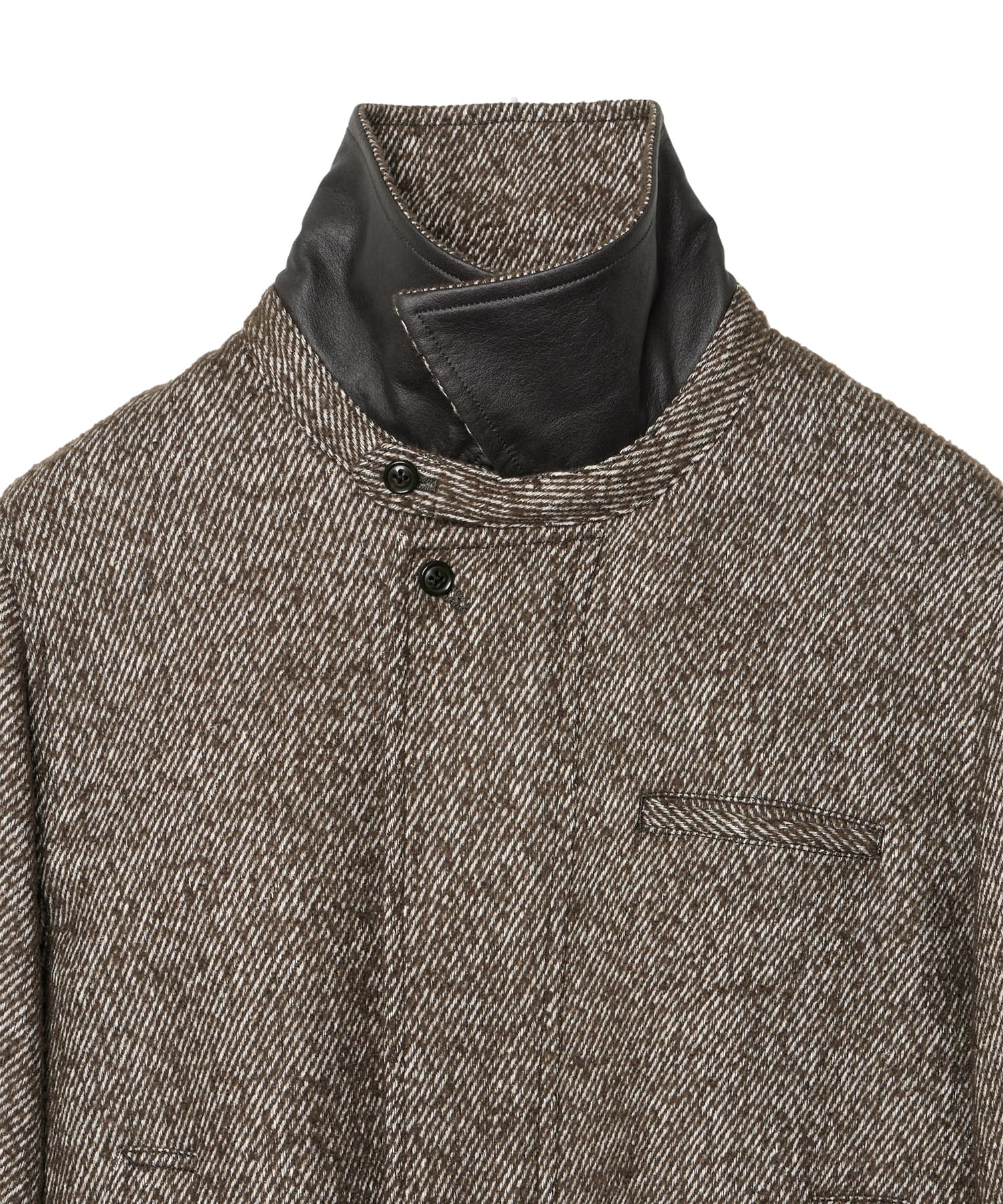 【イレニサ】IH-26FW-M036-NDL FRY-FRONT ZIP-UP BLOUSON IRENISA