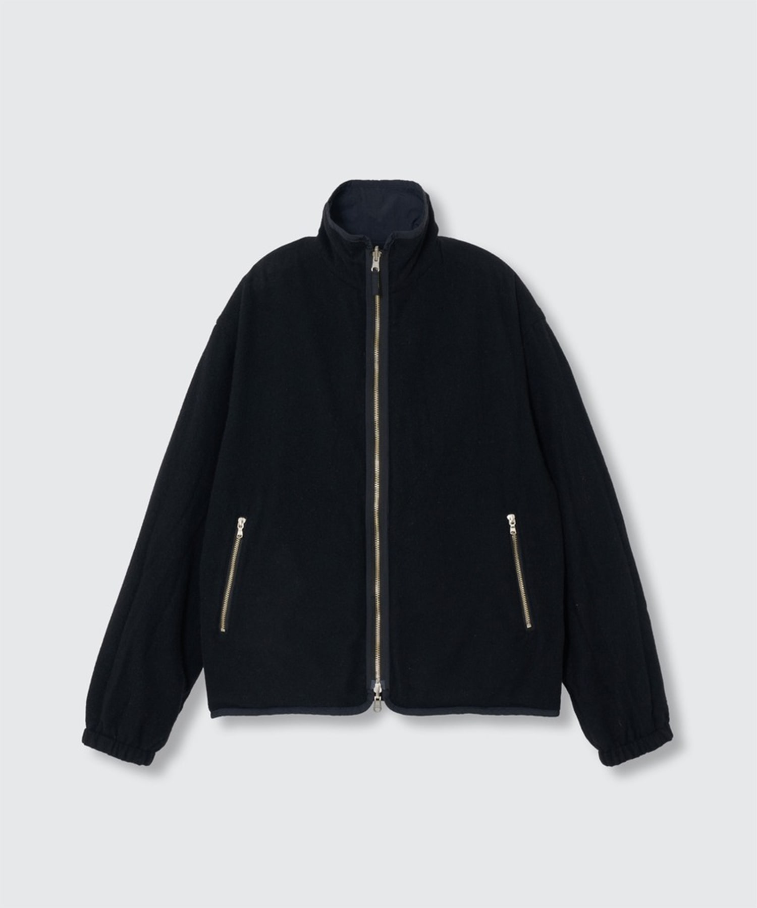 【ヨーク】YK26FW01362B Wool Cashmere Fleece Reversible Blouson YOKE