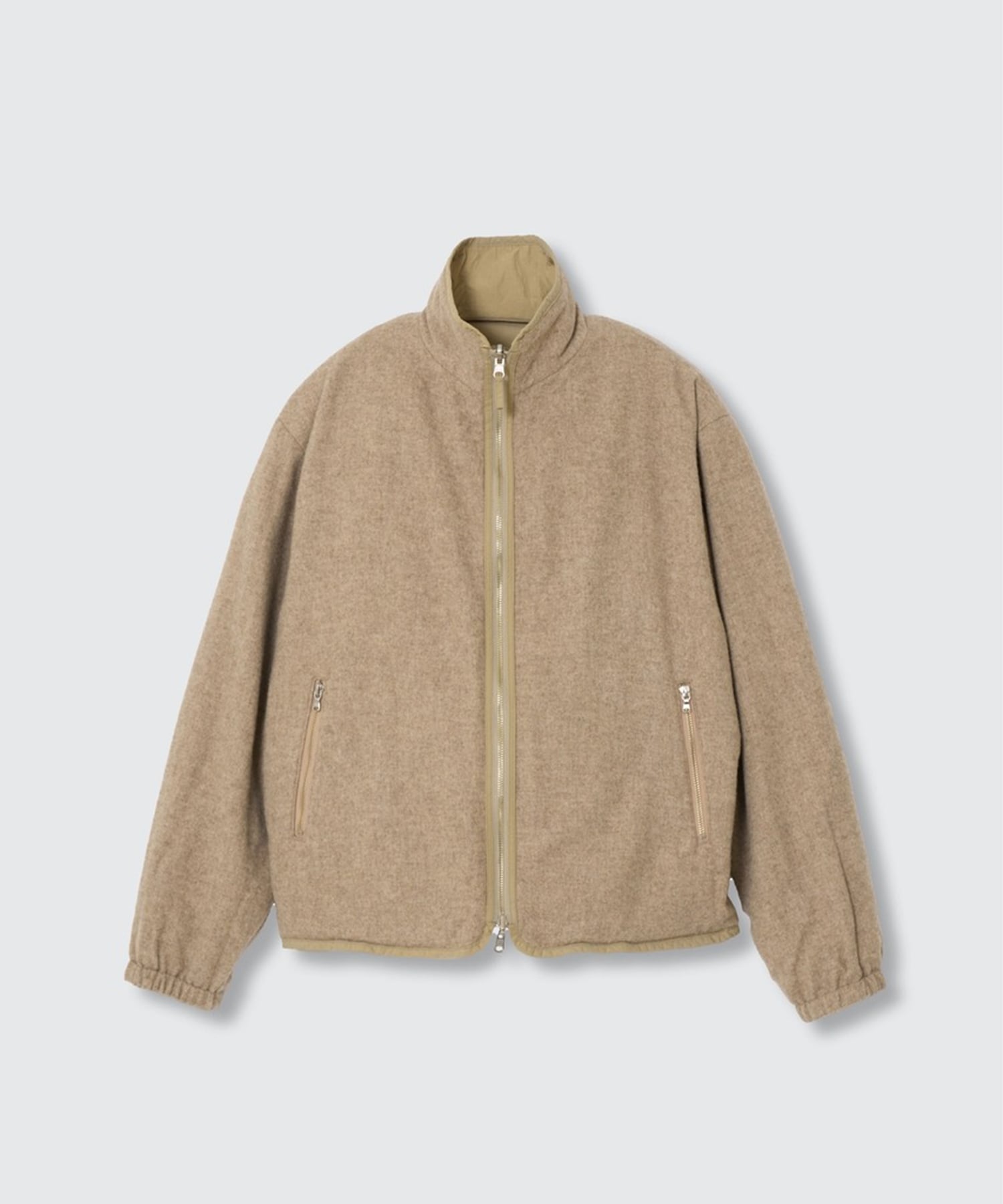 【ヨーク】YK26FW01362B Wool Cashmere Fleece Reversible Blouson YOKE