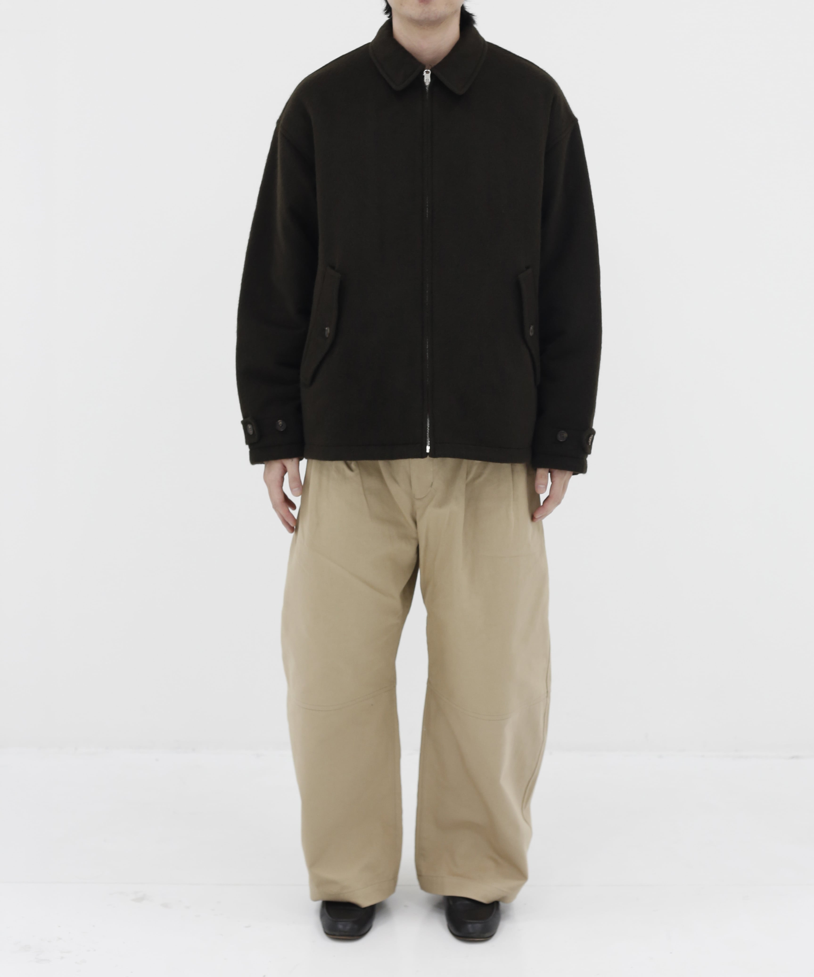 【コムデギャルソンオム】HR-J024-051 Wool Light Shaggy×Cupro Twill Quilting Reversib COMME des GARCONS HOMME