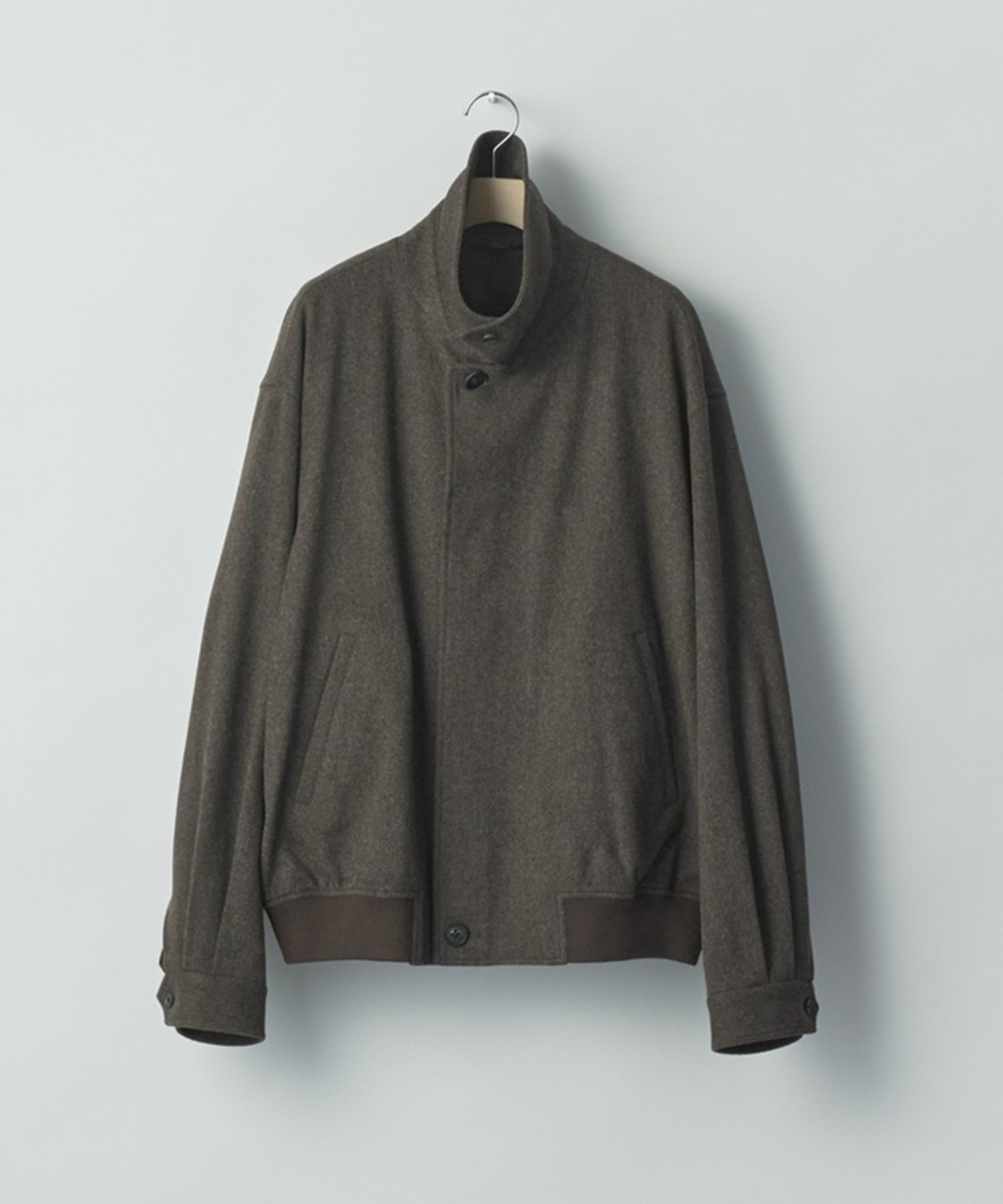 【シュタイン】ST.1558 WOOL DOESKIN BUTTON FLY SHORT JACKET ssstein