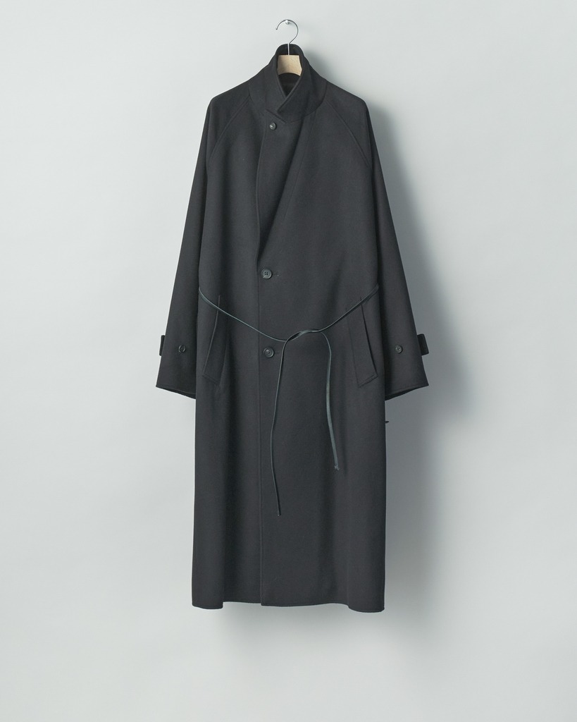 【シュタイン】ST.1533 WOOL CASHMERE OVERSIZED PEAK LAPEL CHESTER COAT ssstein