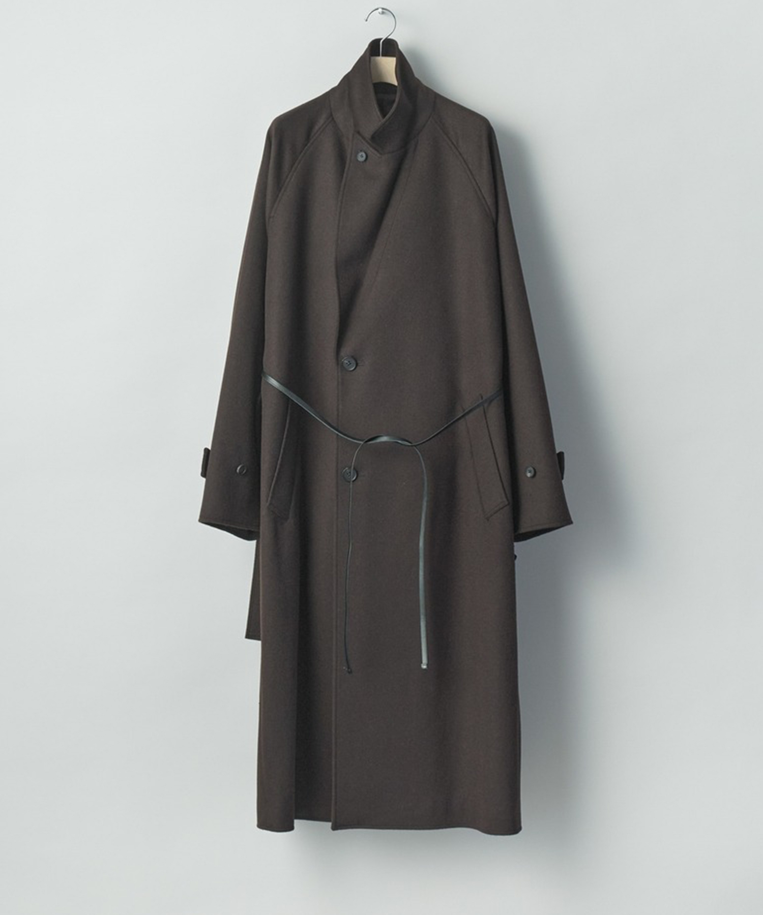 【シュタイン】ST.1533 WOOL CASHMERE OVERSIZED PEAK LAPEL CHESTER COAT ssstein