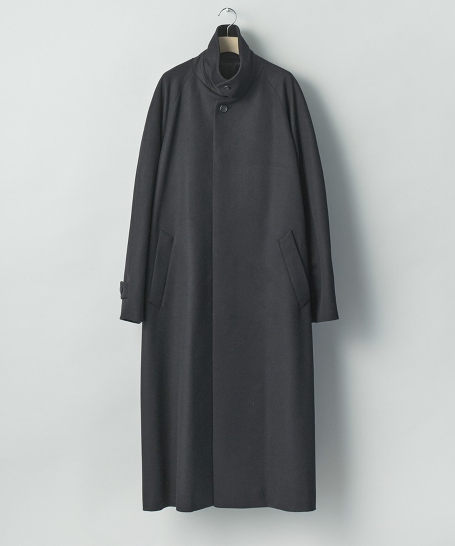 【シュタイン】ST.1535 WOOL CASHMERE RAGLAN SLEEVE BALMACAAN COAT ssstein