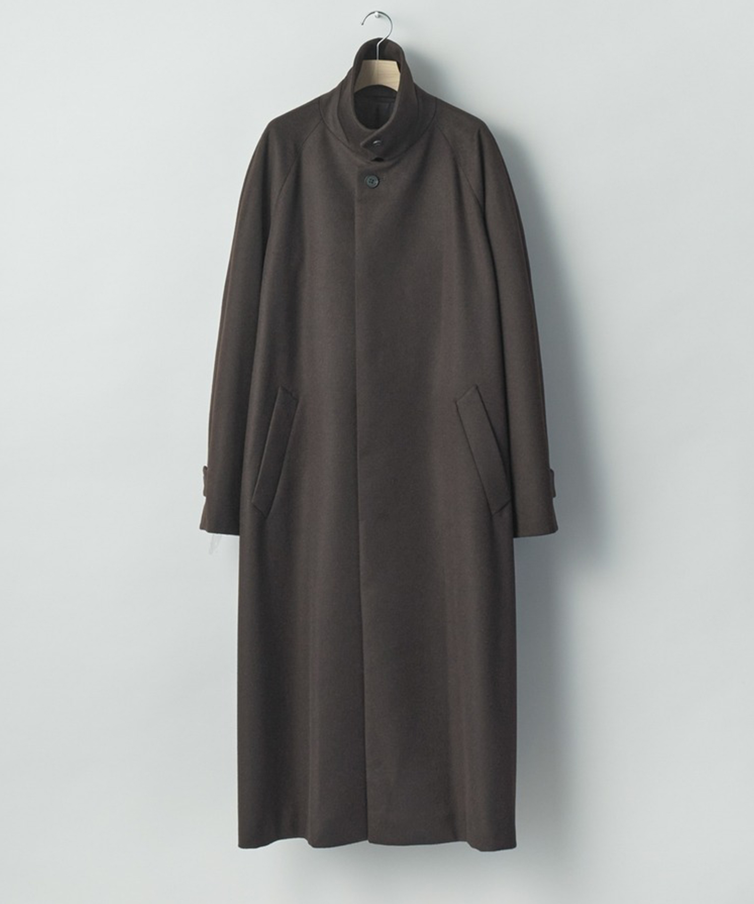 【シュタイン】ST.1535 WOOL CASHMERE RAGLAN SLEEVE BALMACAAN COAT ssstein