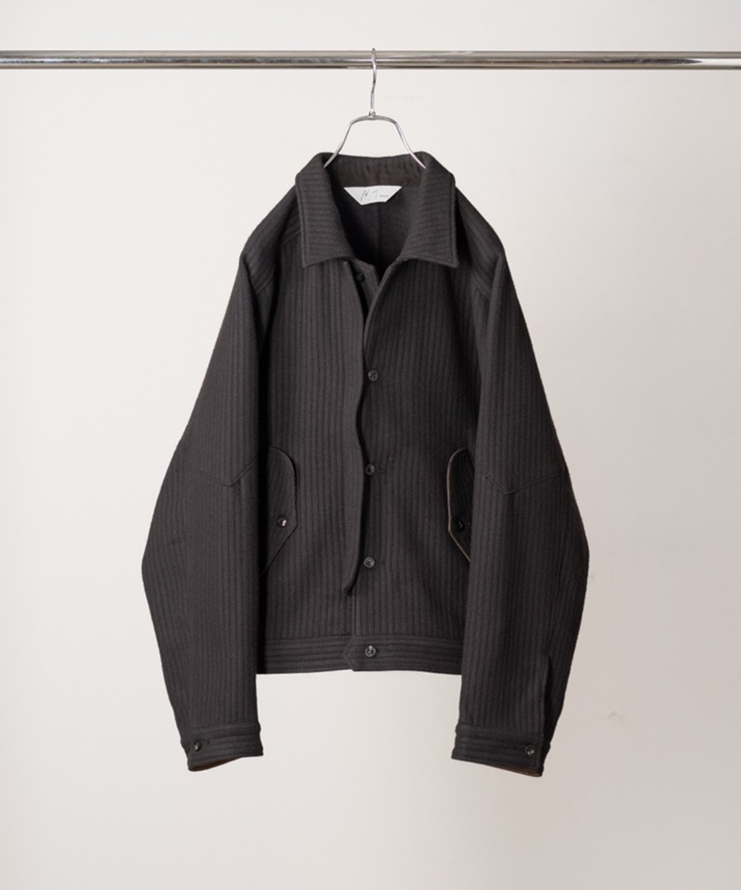 【アンセルム】ANC-JK94-A 140S WOOL PIQUE JACKET ANCELLM