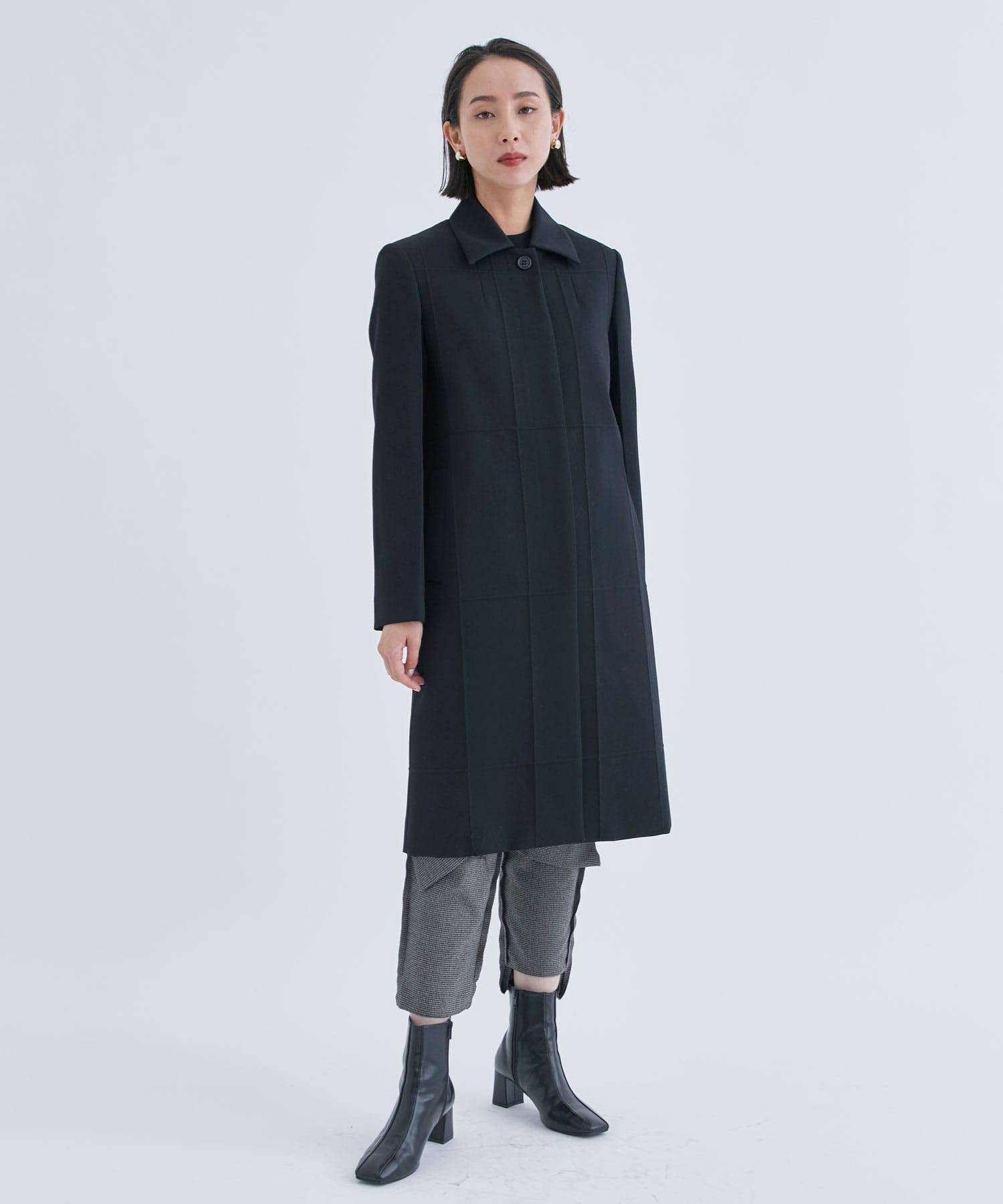 ボックスコードコート/BOX CORD COAT(2 BLACK): SATORU SASAKI: WOMEN