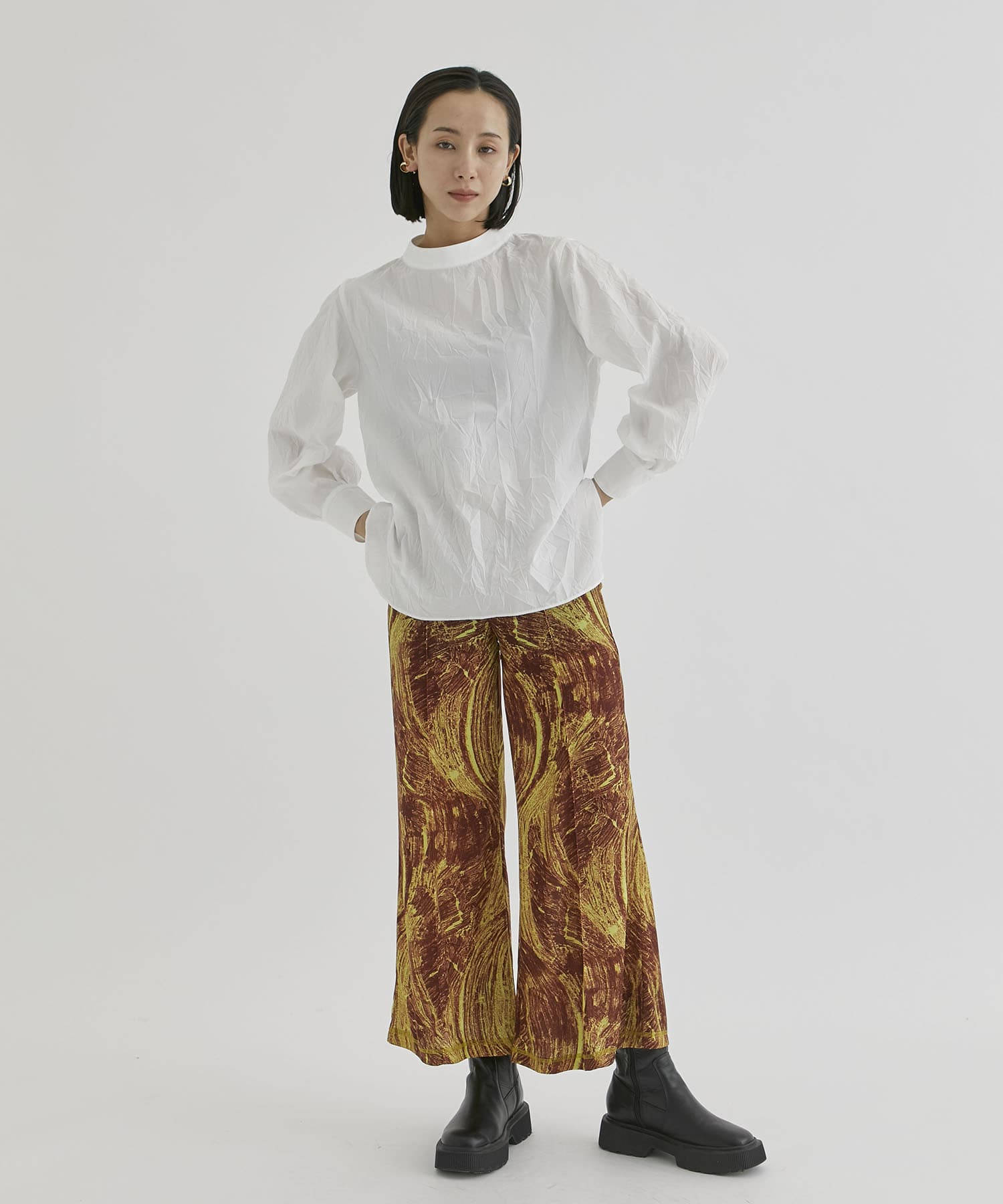 TOGA PULLA NYLON TRICOT PANTS 22ss | www.myglobaltax.com