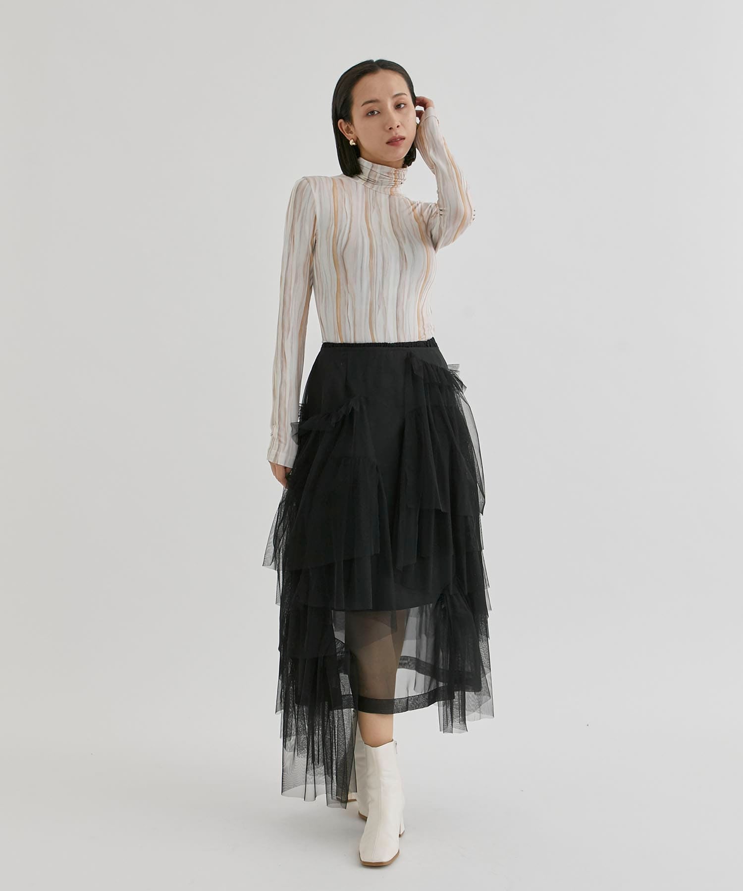 Tulle Skirt(1 BLACK): Chika Kisada: WOMEN｜THE TOKYO ONLINE STORE