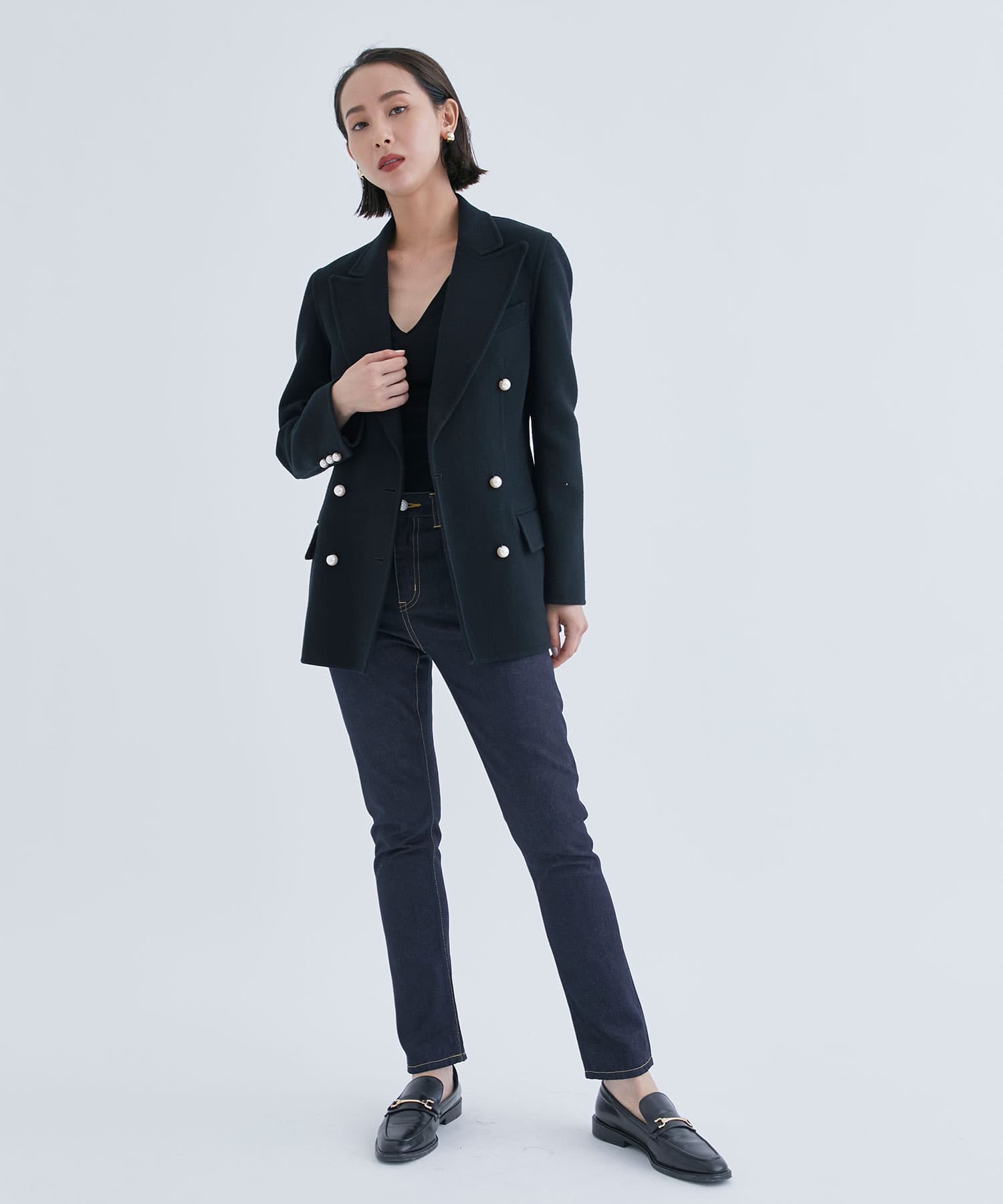 REVER PEARL GARBO JACKET ｜ MADISONBLUE