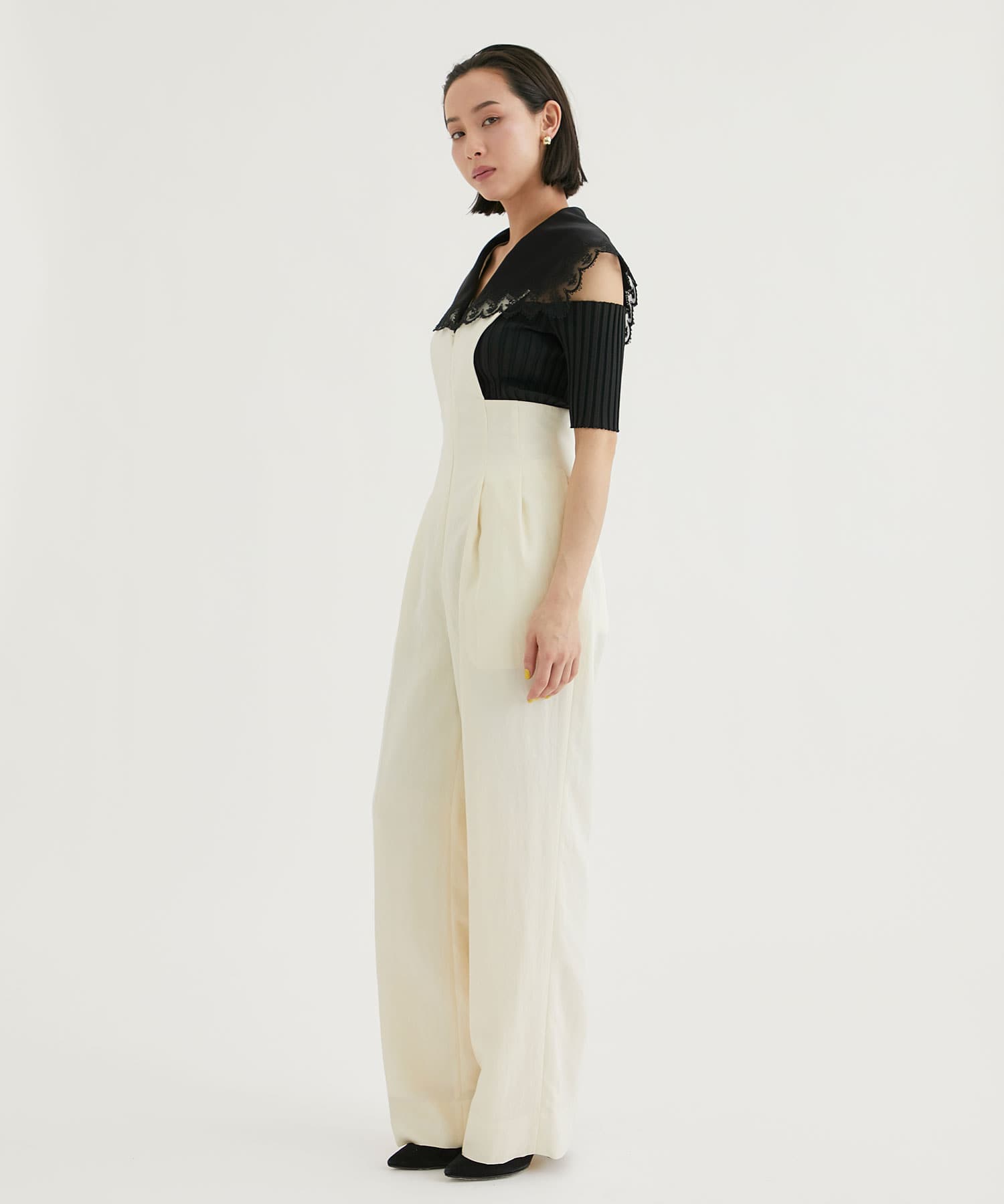 fetico EMBROIDERY COLLAR JUMPSUIT サイズ2 - 通販 - dramacoaching.fr
