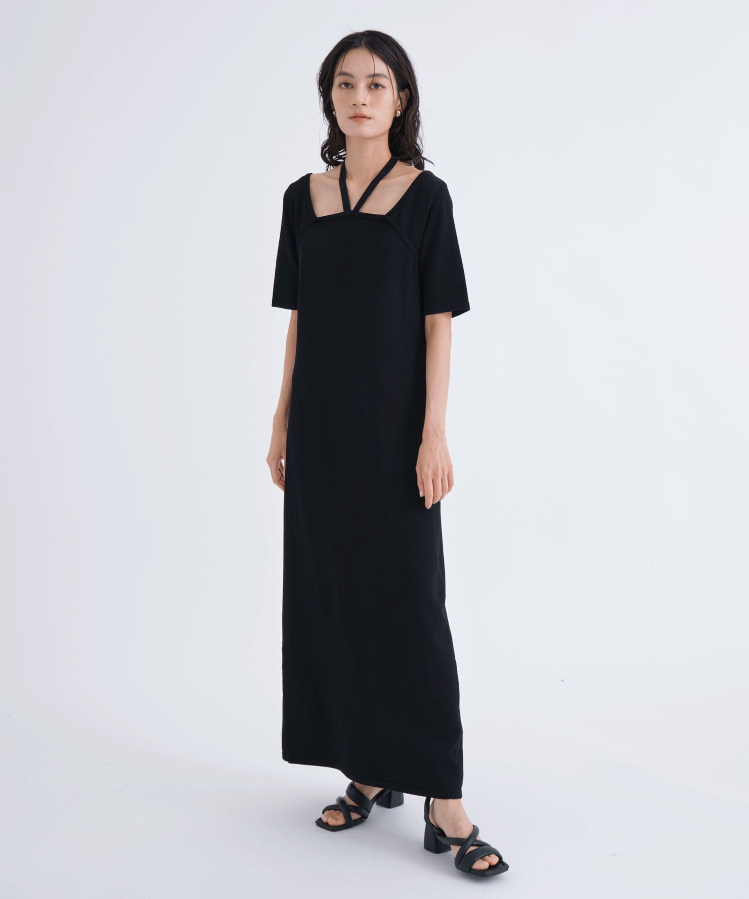 別注 halterneck one-piece(36 BLACK): AKANE UTSUNOMIYA: WOMENS｜THE 