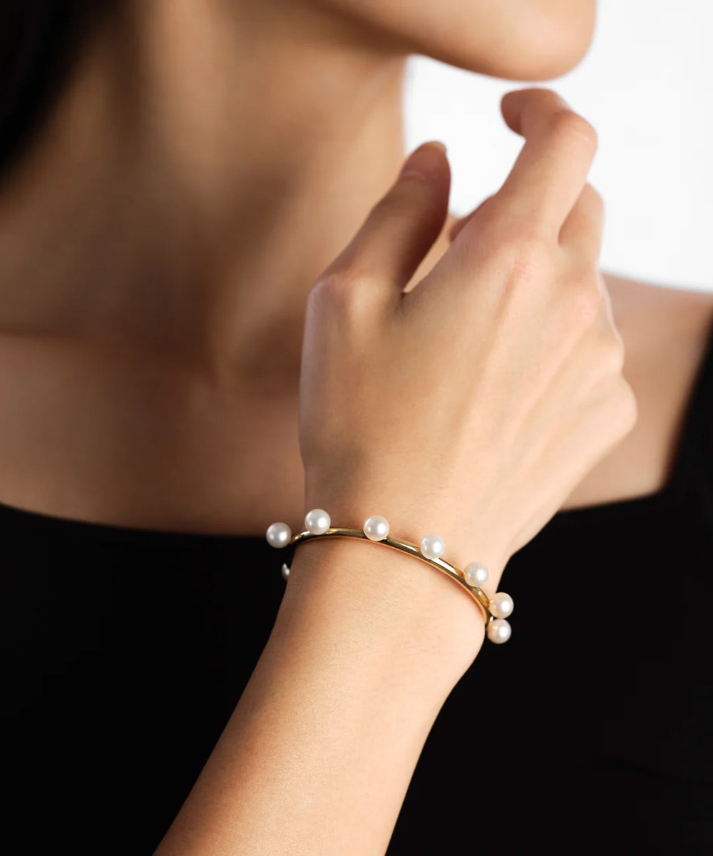 Dot Pearl Bangle　（S) Bijou de M