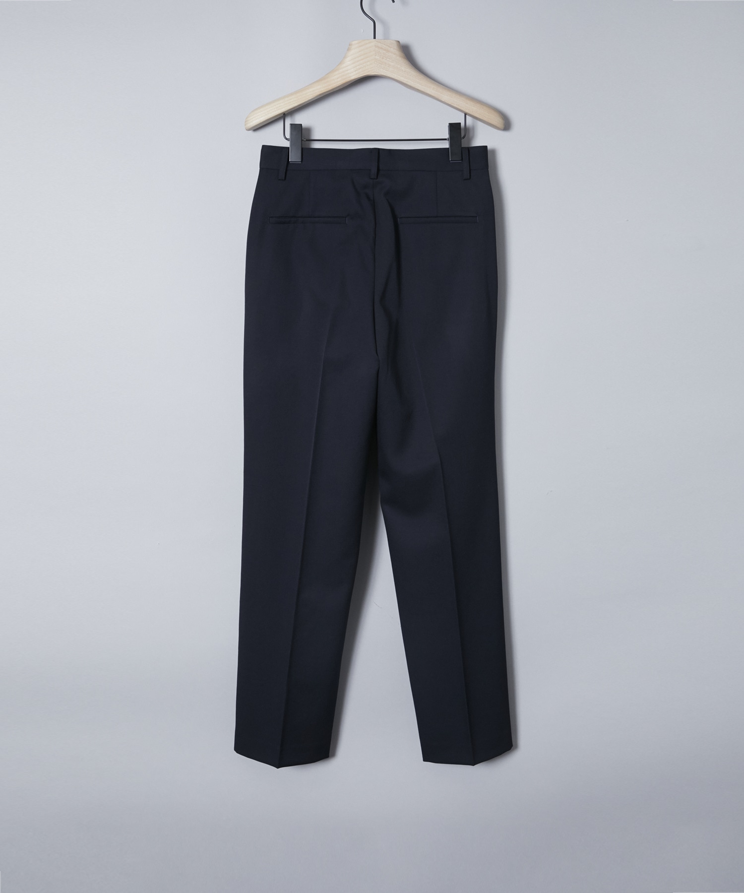 BLACK FORMAL STRAIGHT LEG TROUSERS CINOH