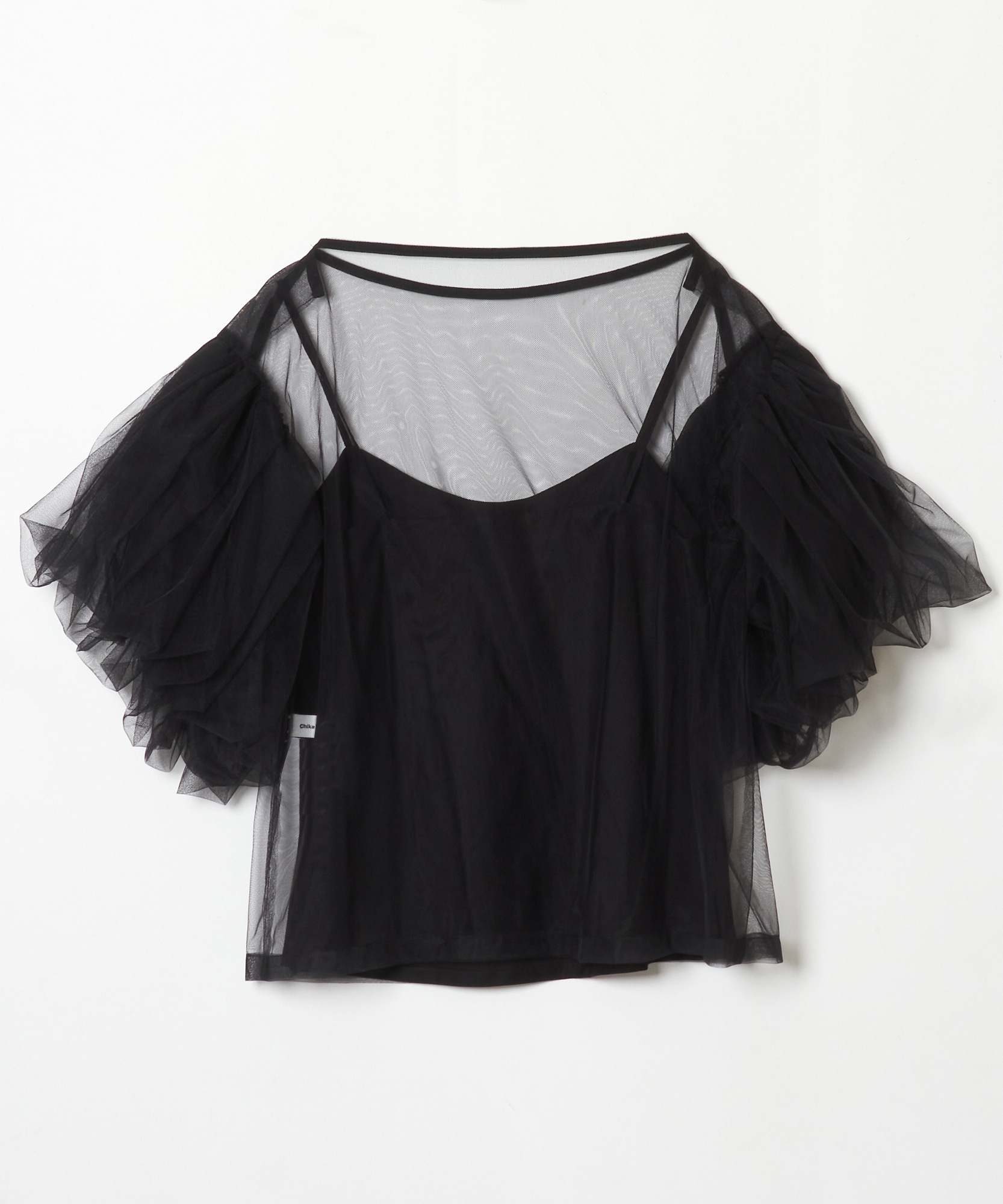 最低販売価格 【chika kisada】Tulle Tops、MM6 キャミソールドレス