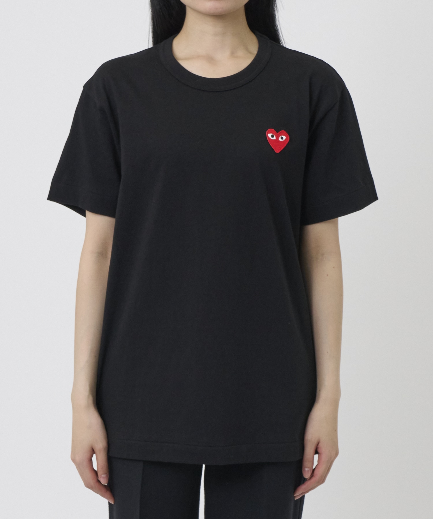 T-SHIRT RED EMBLEM RED HEART PLAY Comme des Garcons