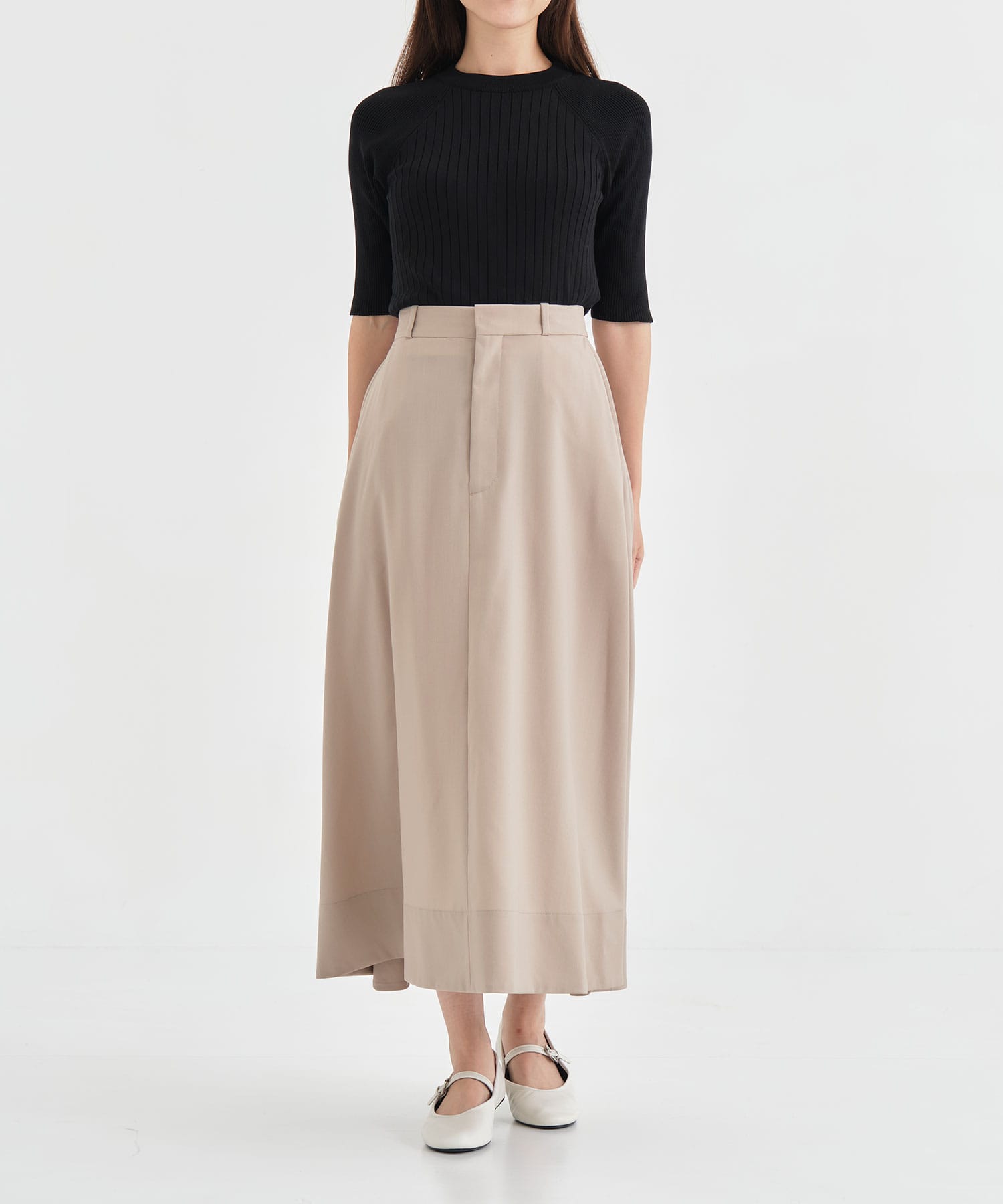 Light Washable Flare Skirt THE TOKYO