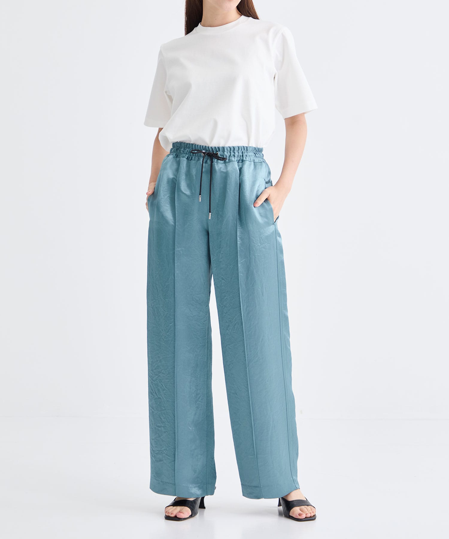 SATIN RELAX PANTS CINOH