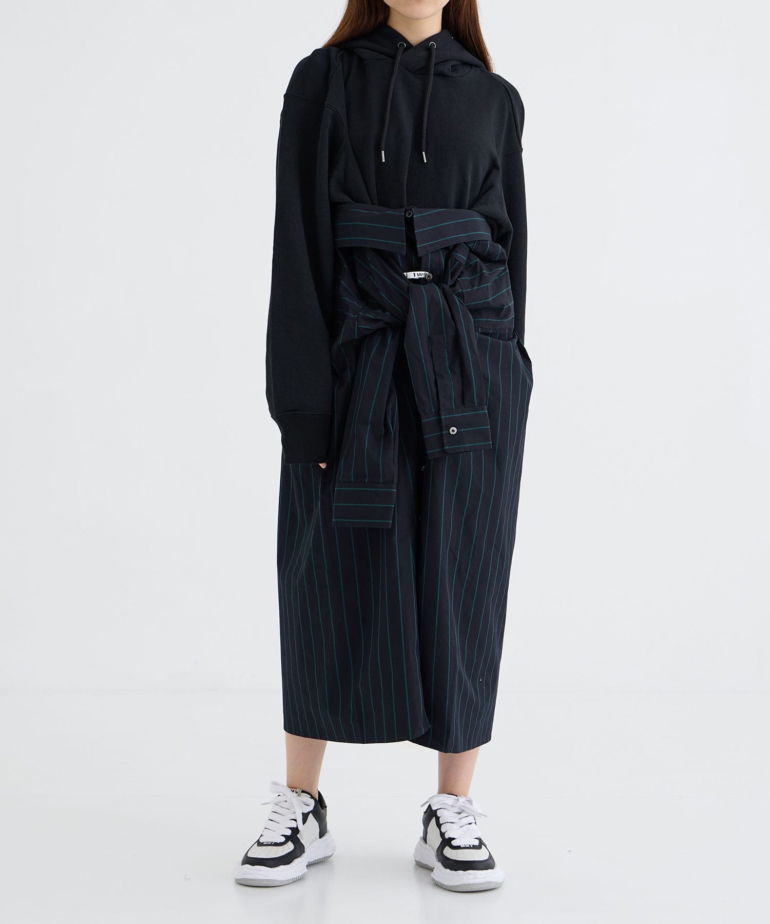 HOODIE COMBINED DRESS Maison MIHARA YASUHIRO